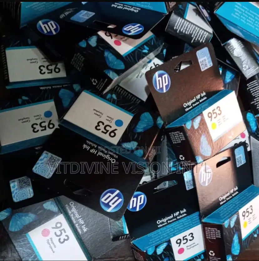 Hp 953 Ink Cartridge Cyan,Yellow Mage Pro 7720,7740