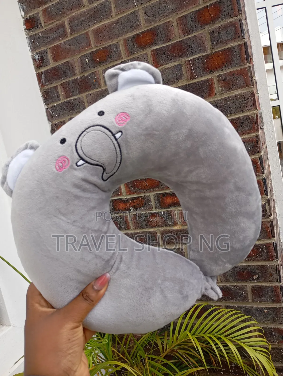 Elephant Kids Travel Neck Pillow