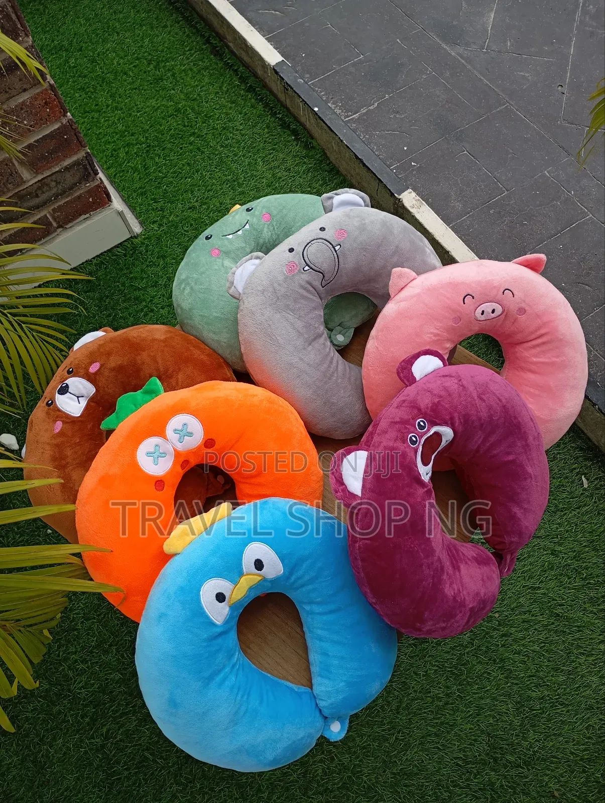 Elephant Kids Travel Neck Pillow