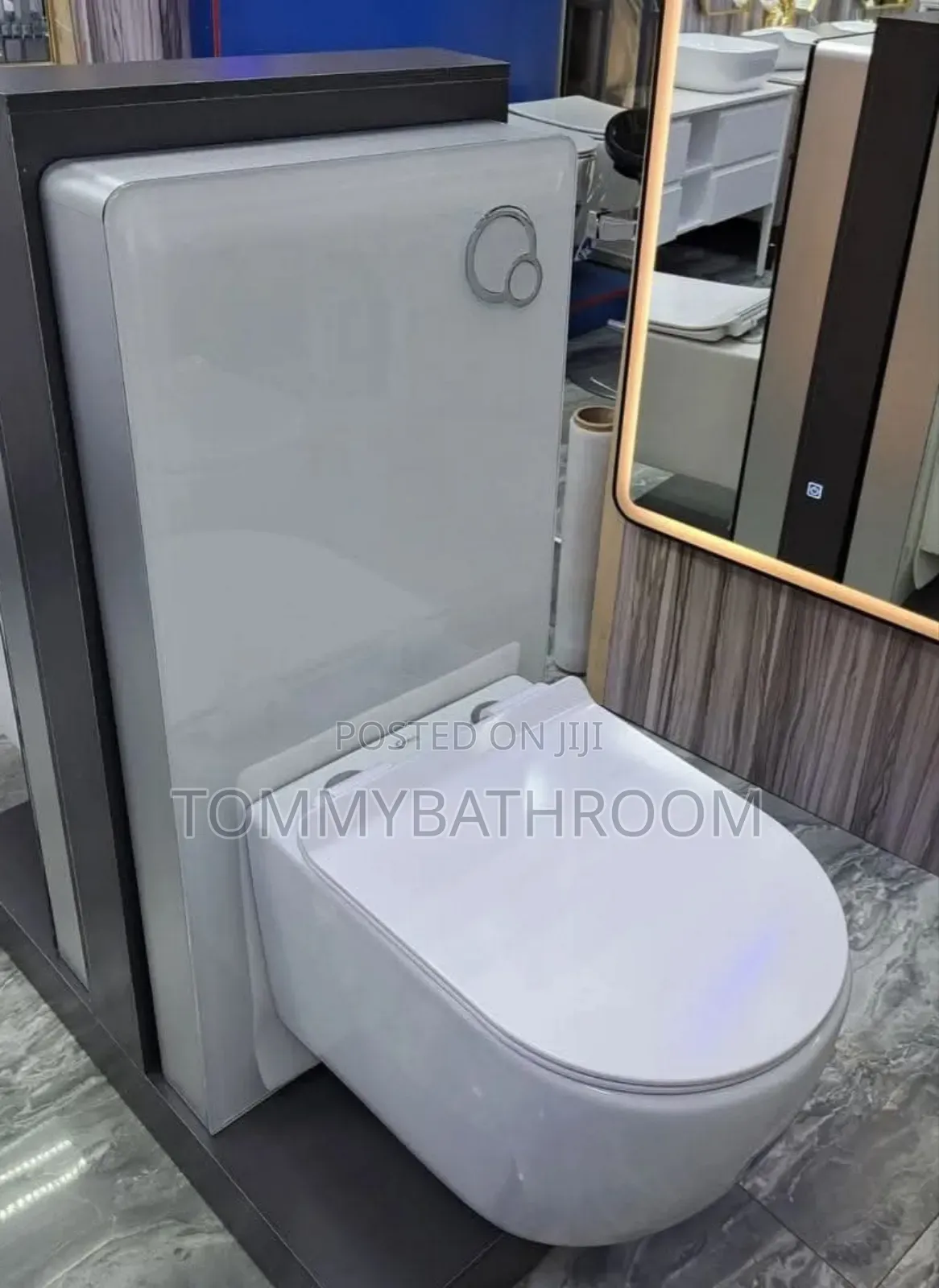 White Conceal Water Closet