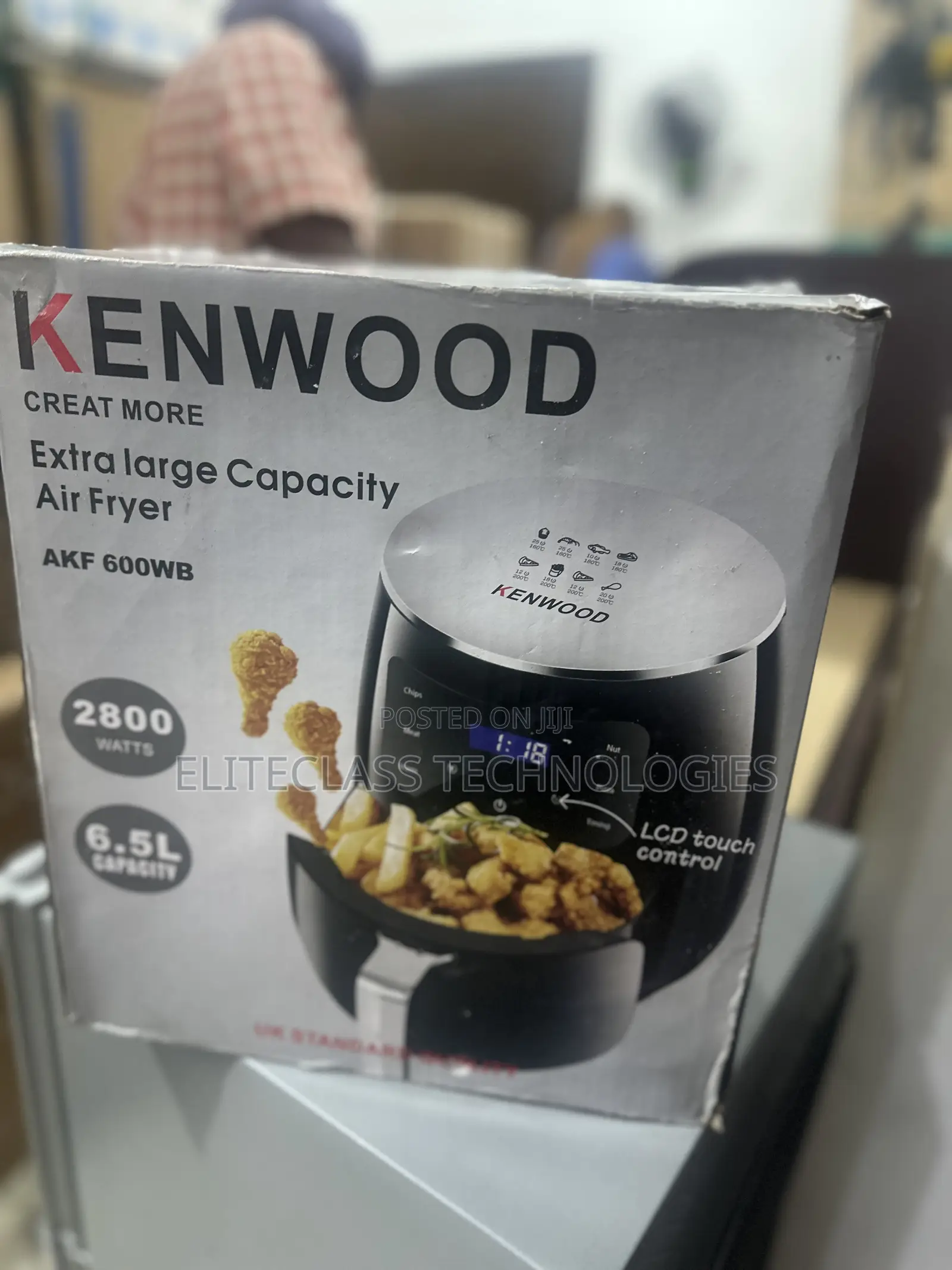 Kenwood Crispmaster 6.5l Air Fryer (2800watts)