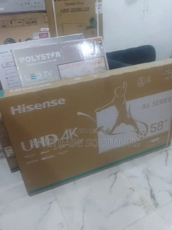 Hisense 58′′ A6n – Direct-Full‐Array Led for Deep Blacks