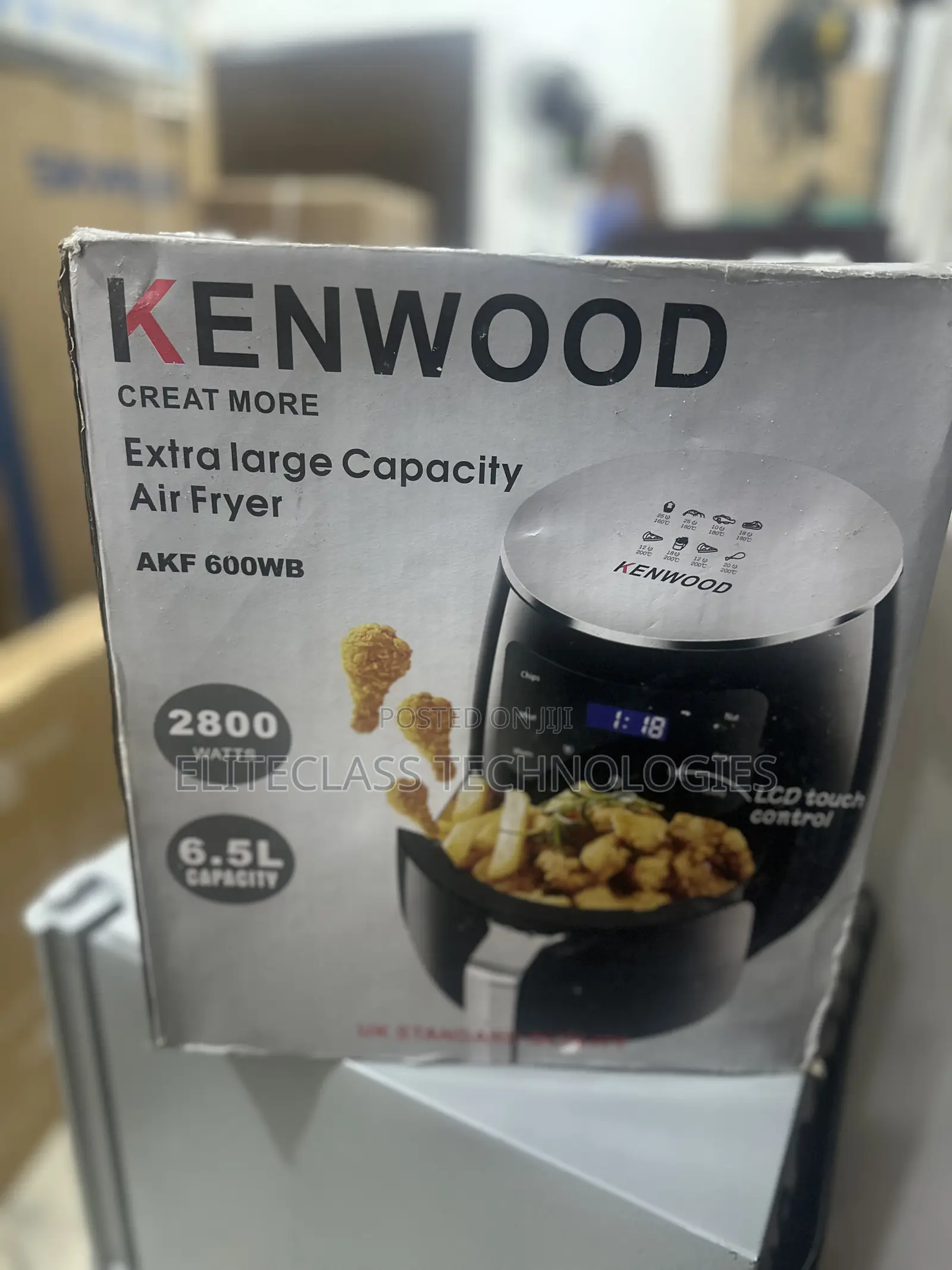 Kenwood Smartcrisp 6.5l Extra Large Capacity Air Fryer