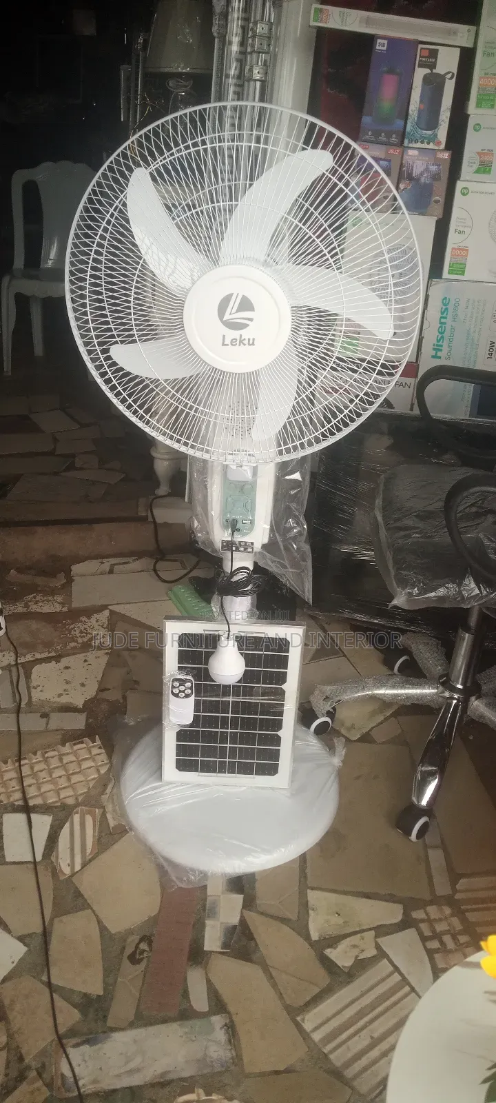 Leku Solar Fan With Mp3