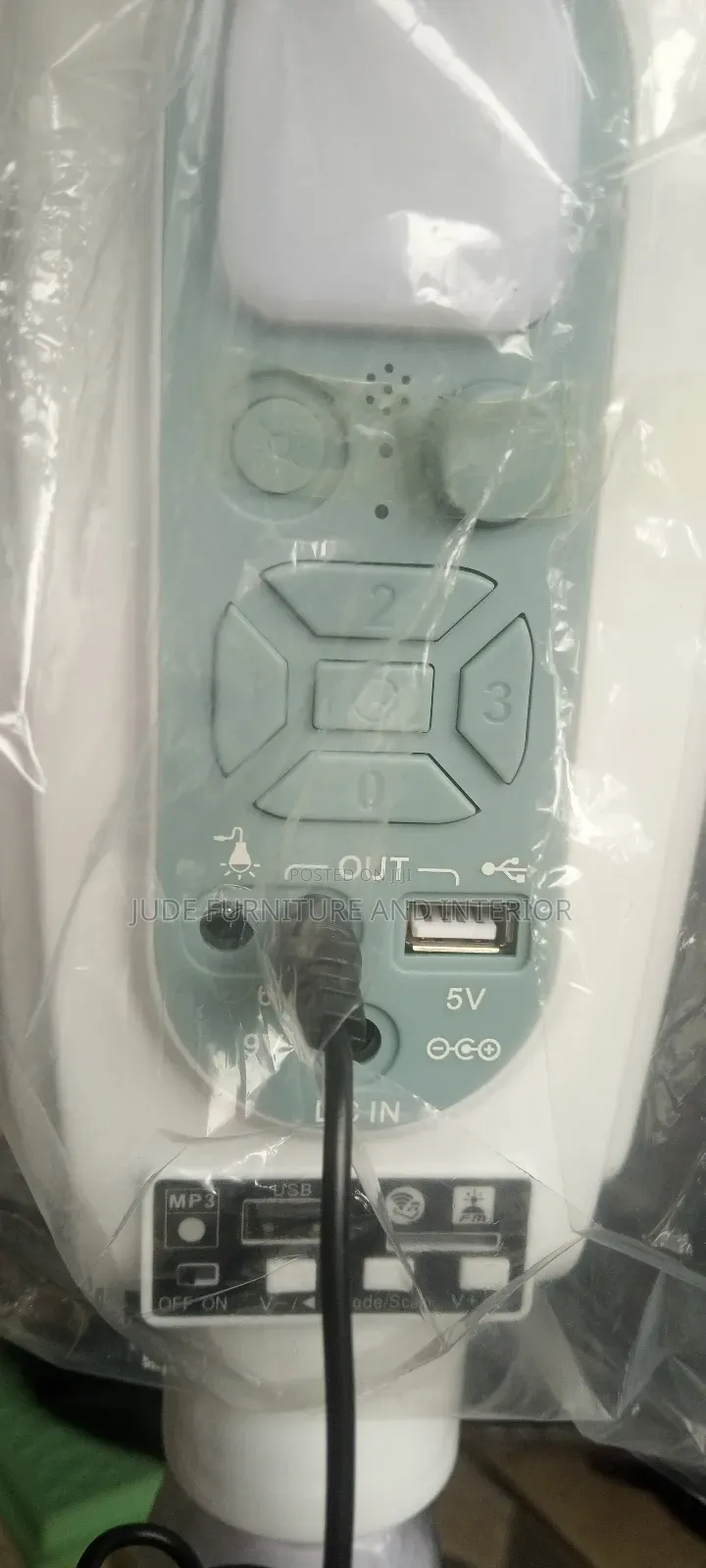 Leku Solar Fan With Mp3