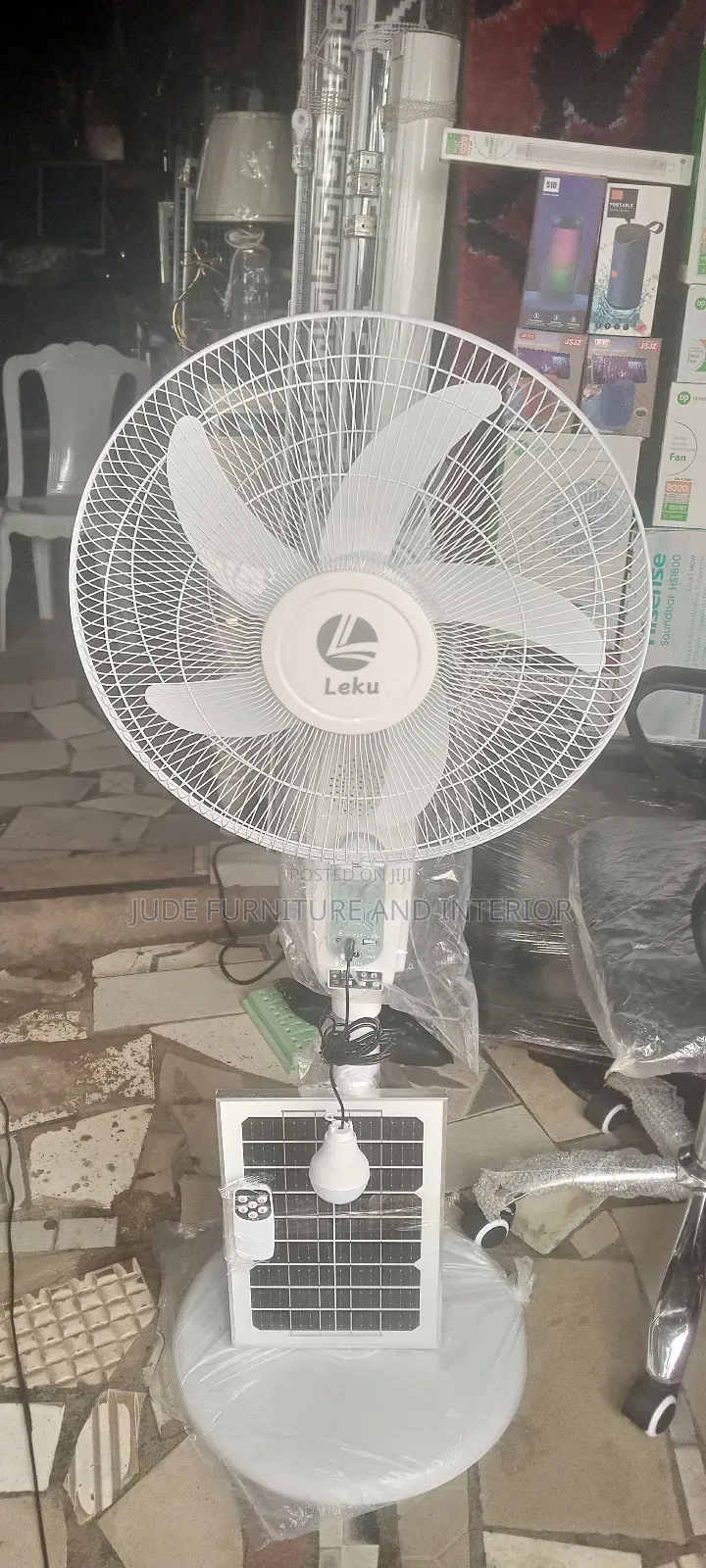 Leku Solar Fan With Mp3