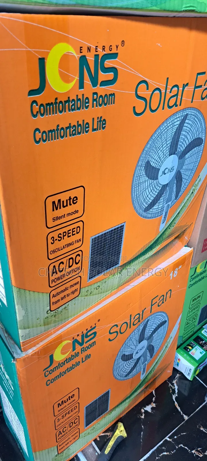 Solar Fan With Panel