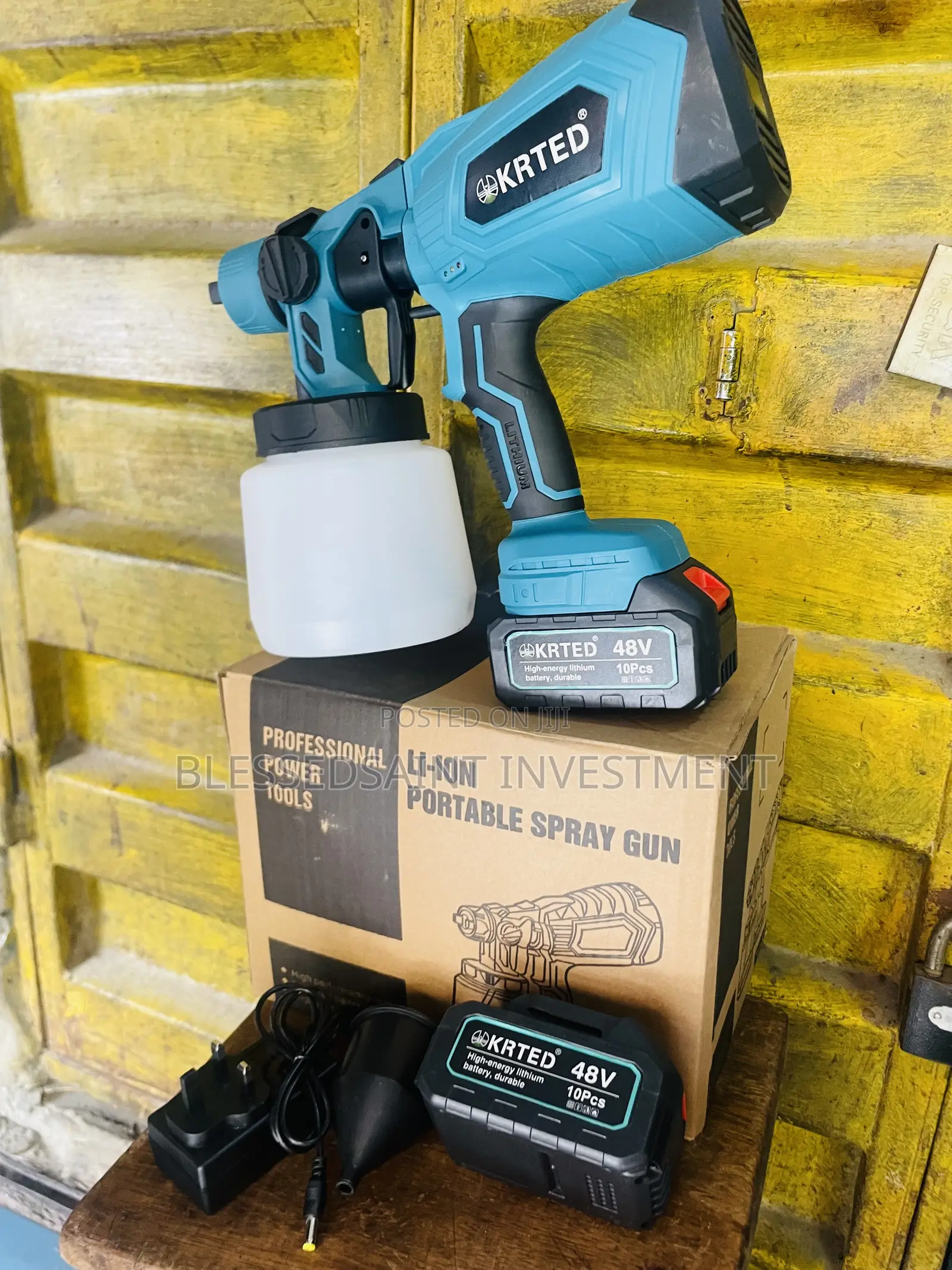 Krted Cordless Spray Gun Machine 48volts