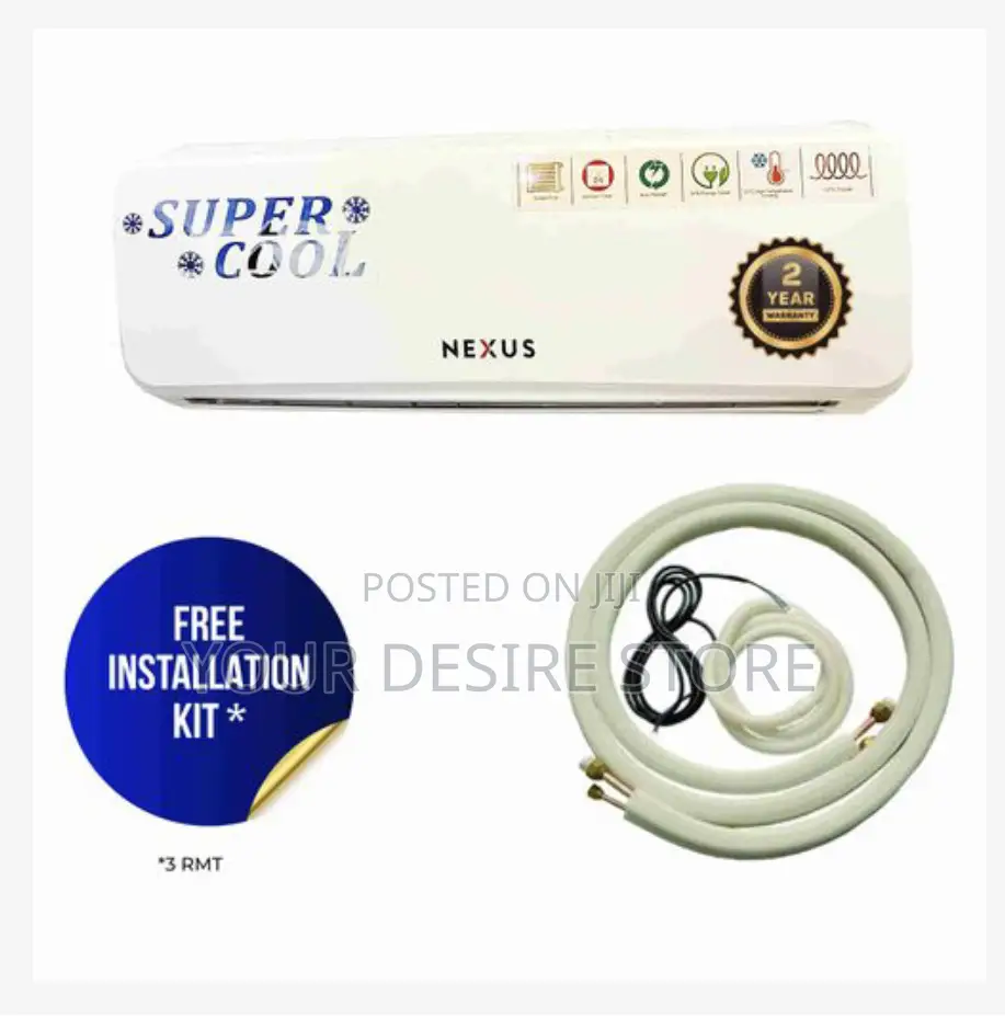 Nexus 1hp Split Air Conditioner + Full Installation Kit