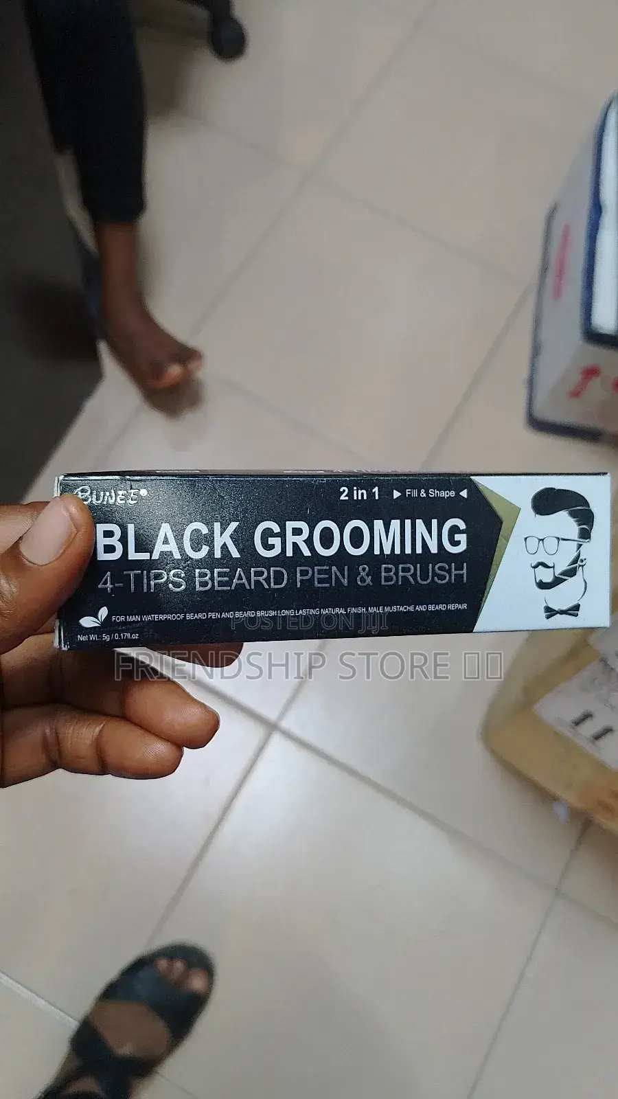 Black Grooming (For Tips Beard Pen and Brush)
