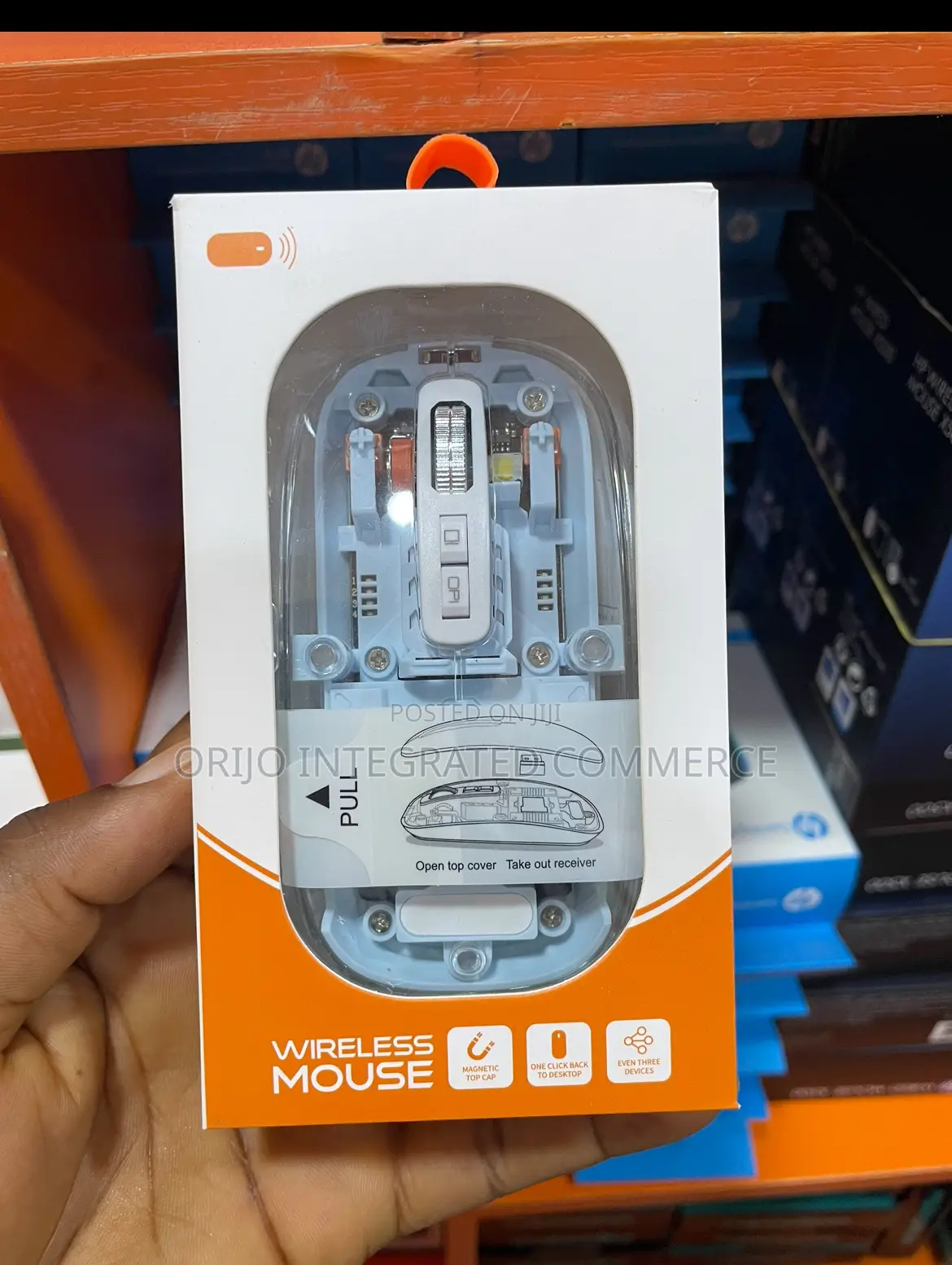 RGB Rechargeable Transparent Wireless Mouse