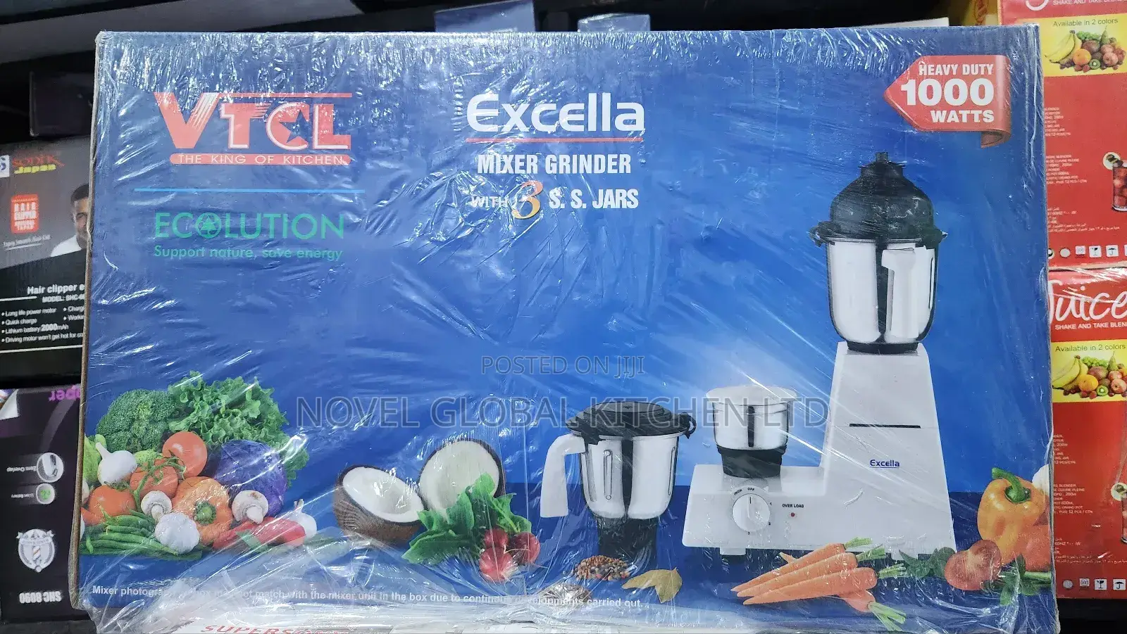 VTCL Excella Mixer Grinder With 3jar