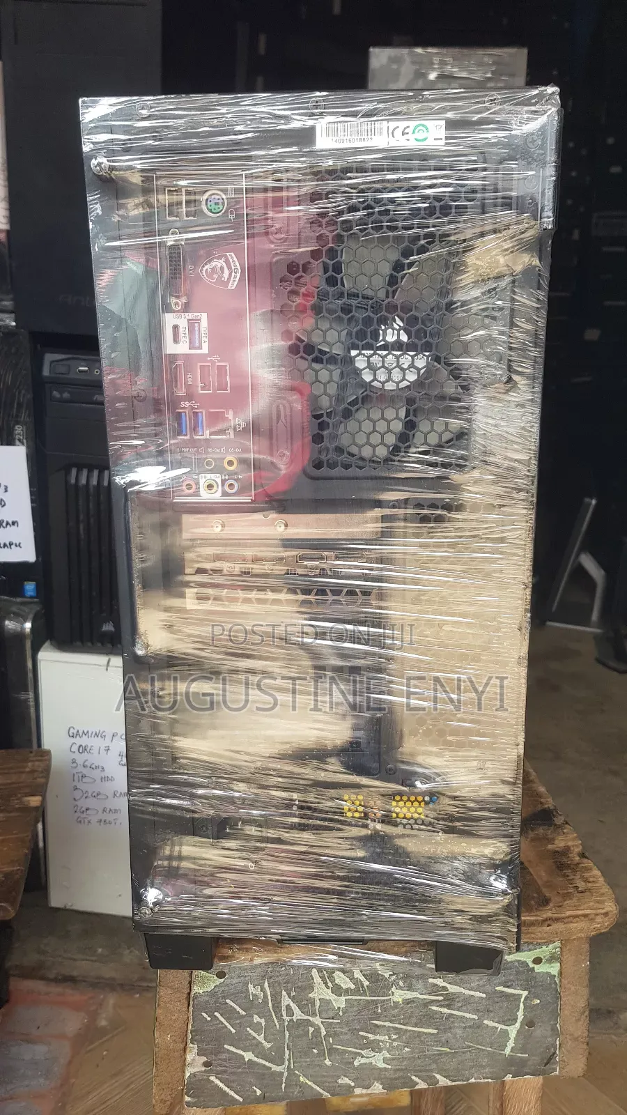 Desktop Computer MSI Gaming 24 6QE 32GB Intel Core I7 HDD+SSD 512GB