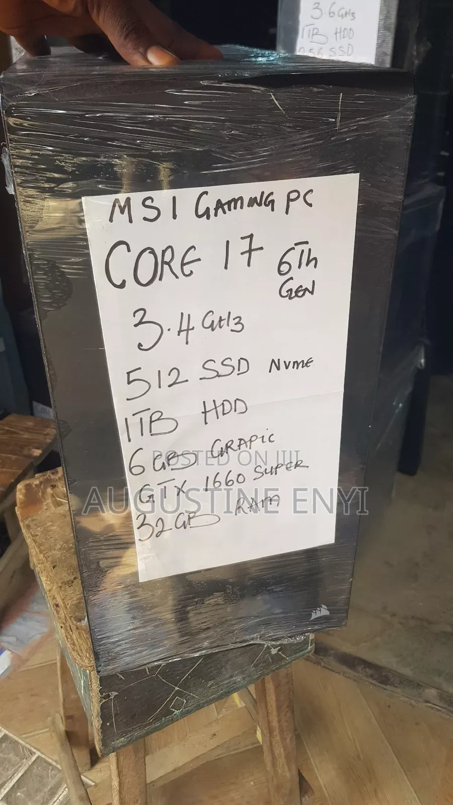 Desktop Computer MSI Gaming 24 6QE 32GB Intel Core I7 HDD+SSD 512GB