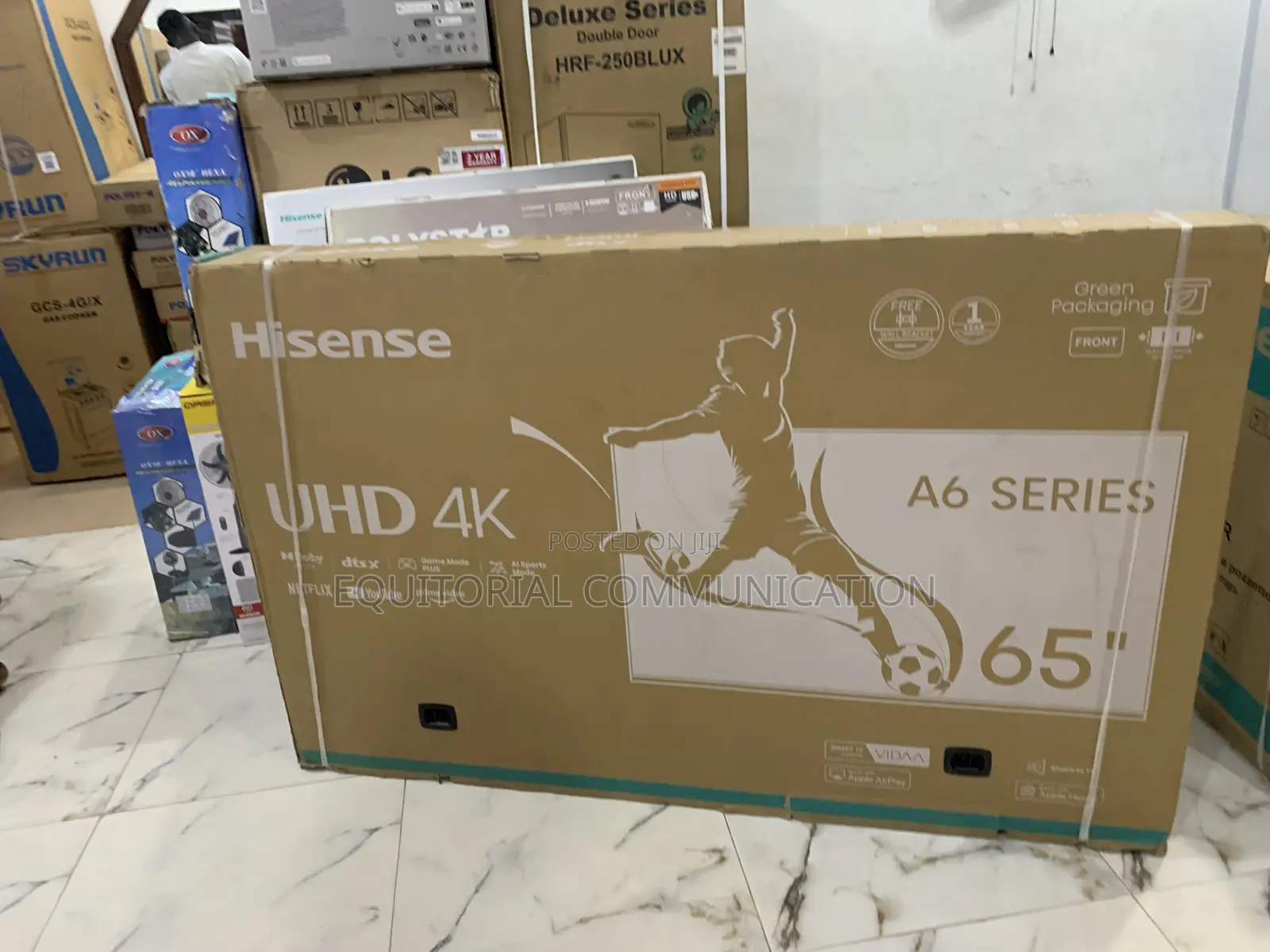 Hisense 65Inch UHD Smart TV With Free Wall Bracket