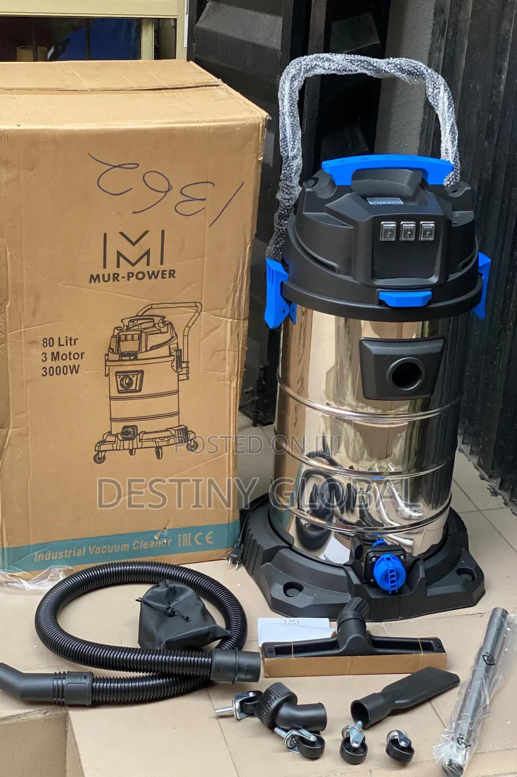 80l Industrial Wet and Dry Vacuum Cleaner