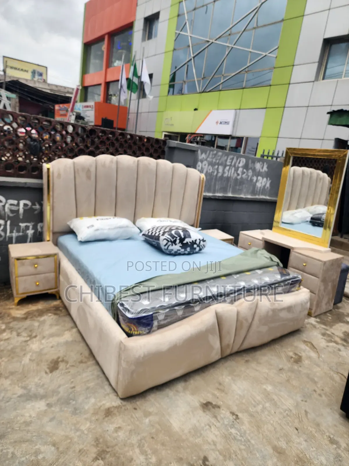 Standard Family Size 6by6 Bed.