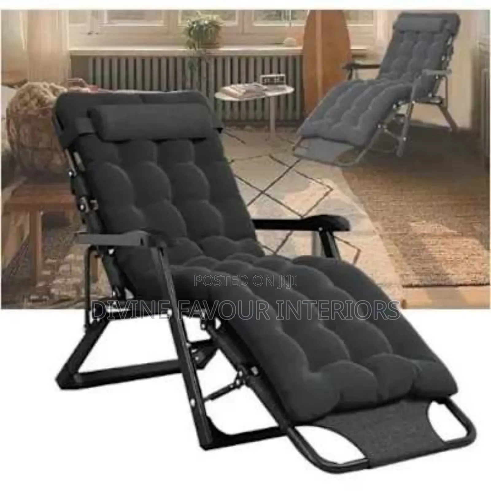 Recliner Folding Garden/Sun Lounger Outdoor Chair/Bed