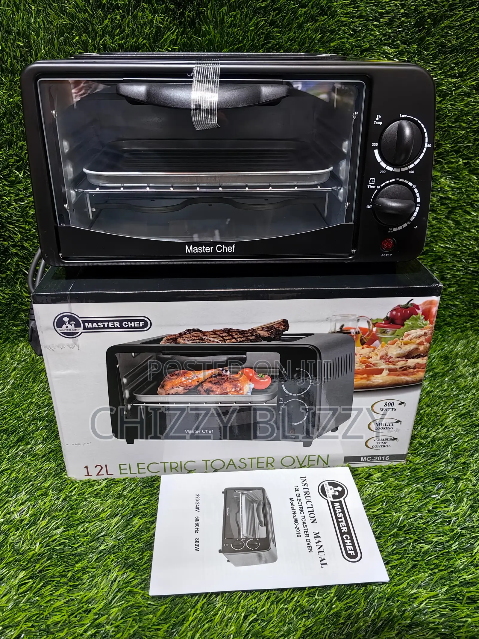 Masterchef/Crownstar Electric Oven+Baking+Grilling -12ltr