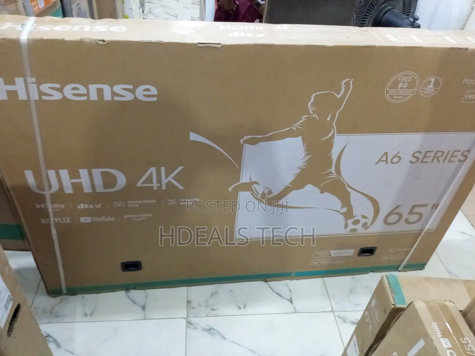 65-Inch Hisense Vidaa Smart Tv, 65a6h Super Edition.