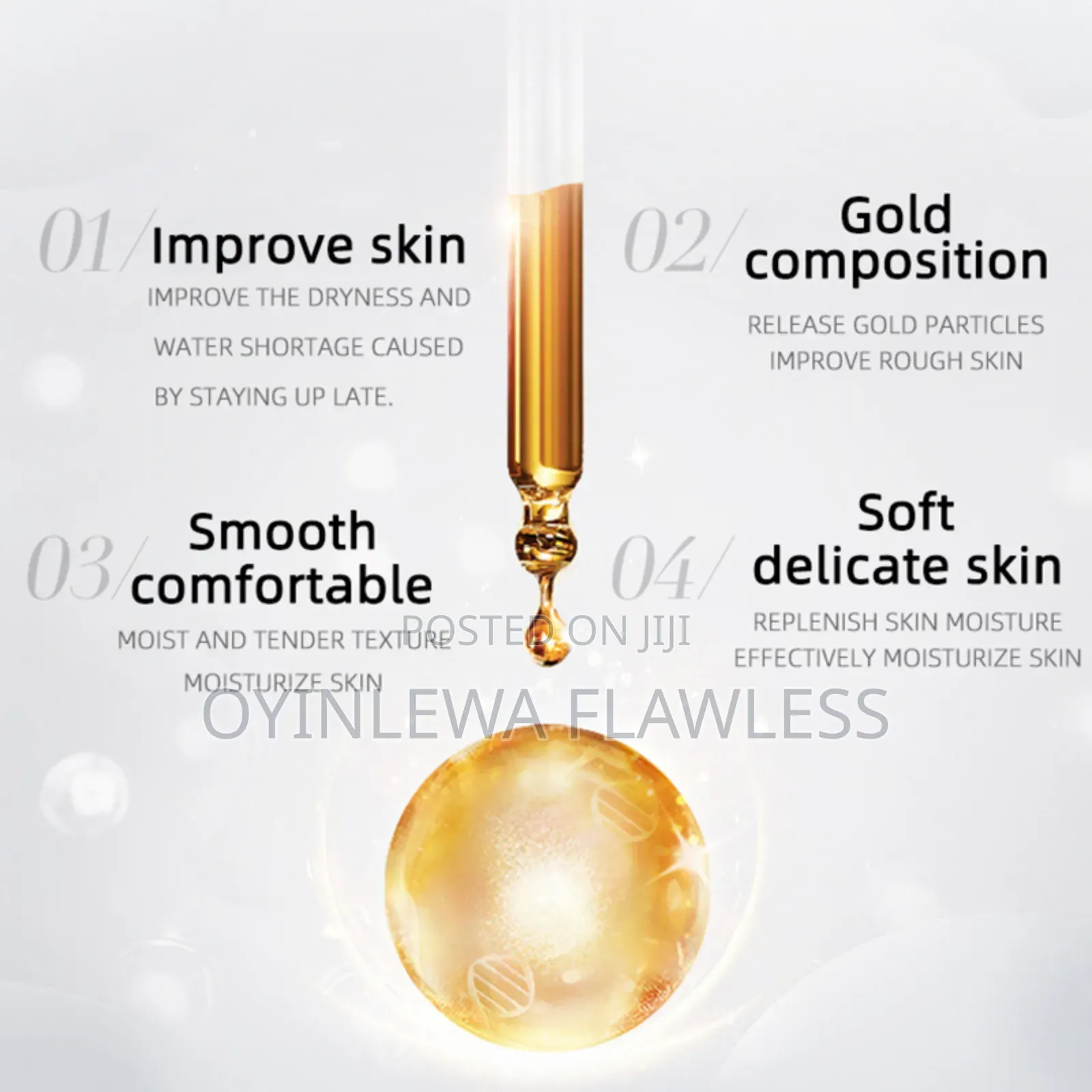 Huasurv Retinol Snake Venom Peptide Gold Replenishing Mask