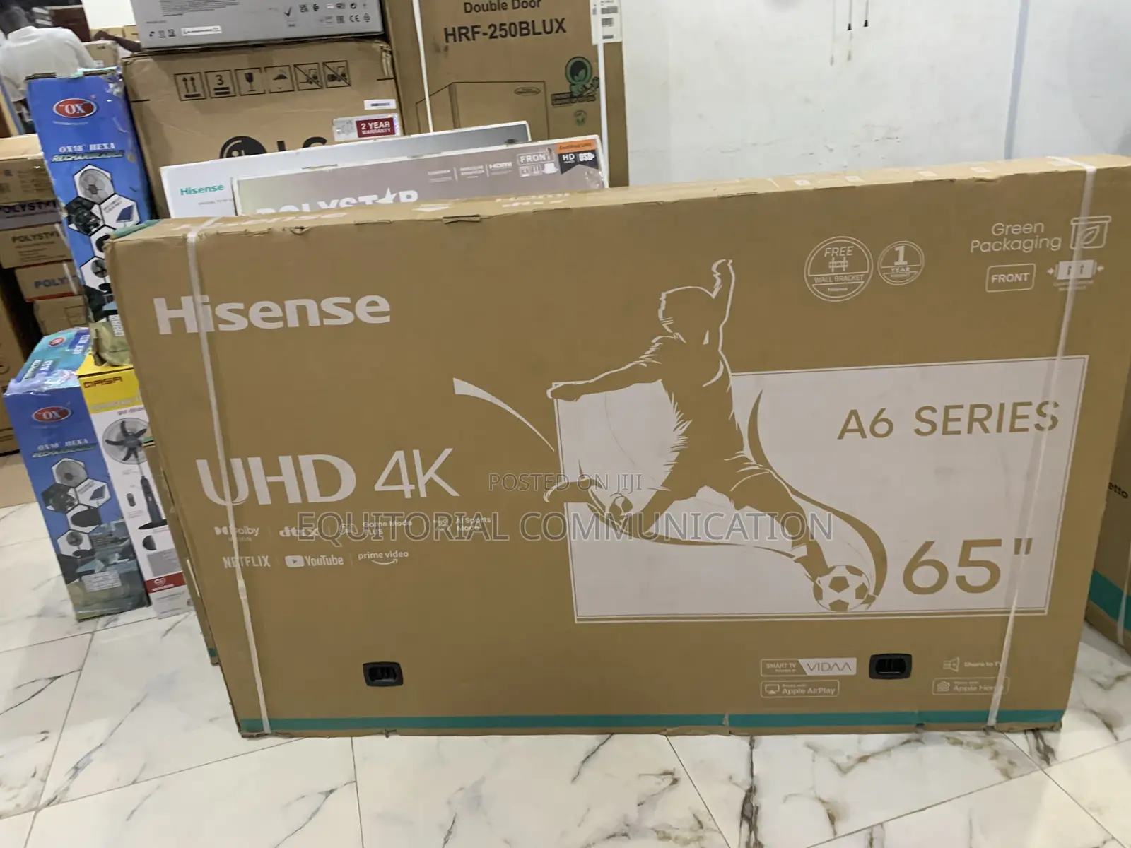 Hisense 65” Smart Uhd Tv – Sleek Frame, Bright Display