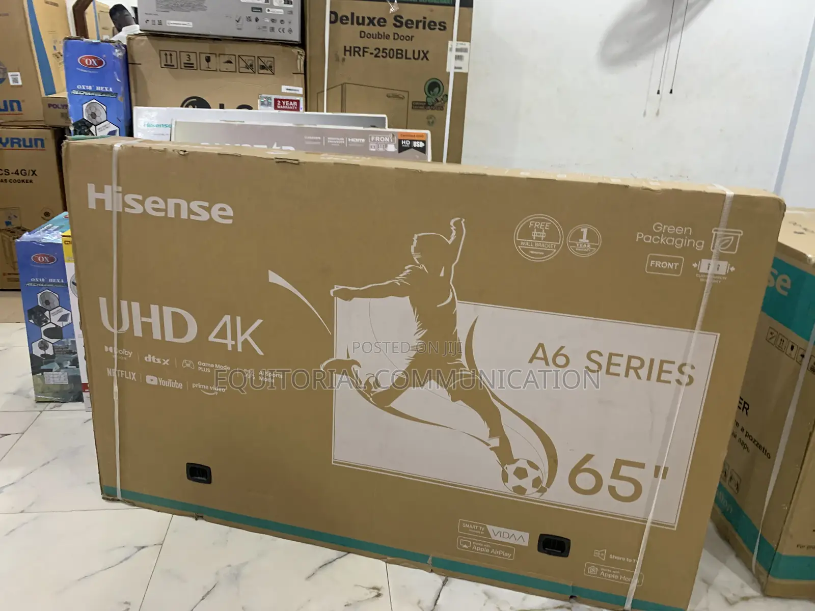Hisense 65” Smart Uhd Tv – Easy Setup, Plug and Play
