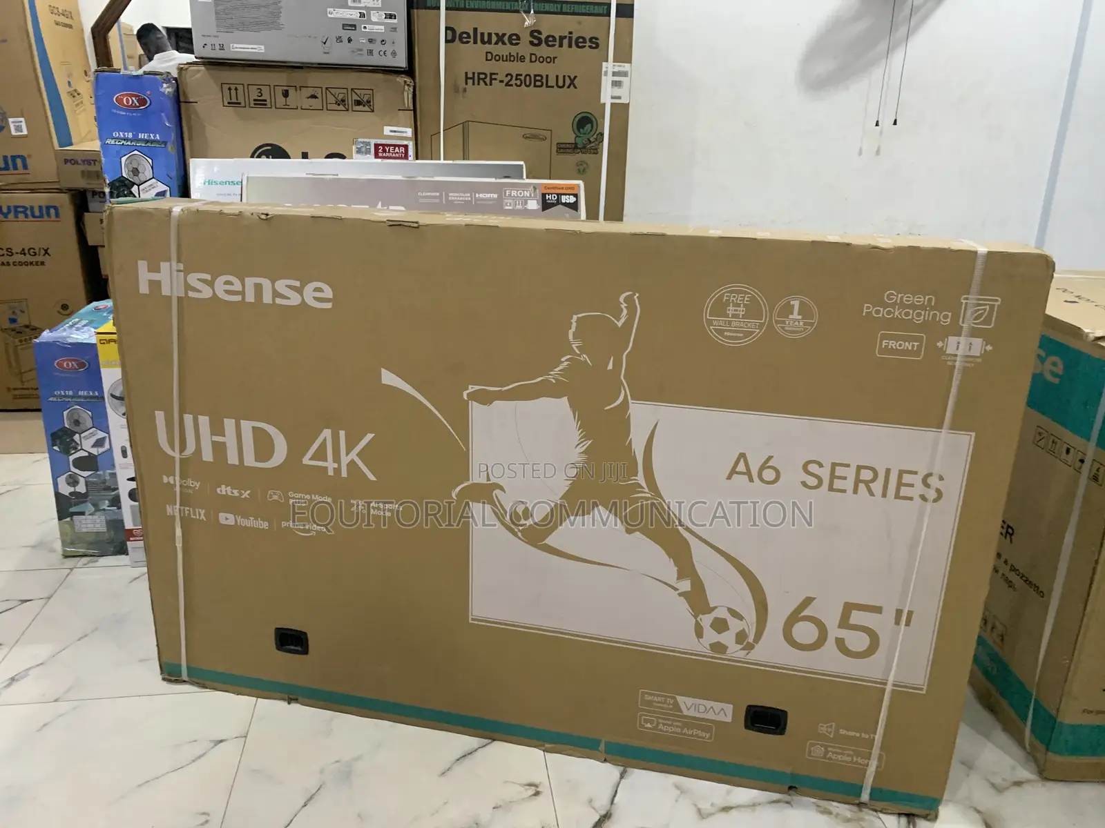 Hisense 65” Smart Uhd Tv – Easy Setup, Plug and Play