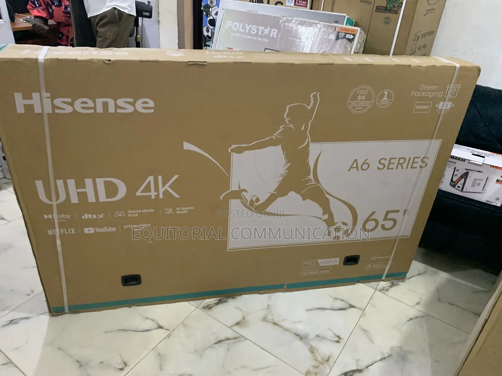 Hisense 65” Uhd Smart Tv – Watch, Stream, Surf