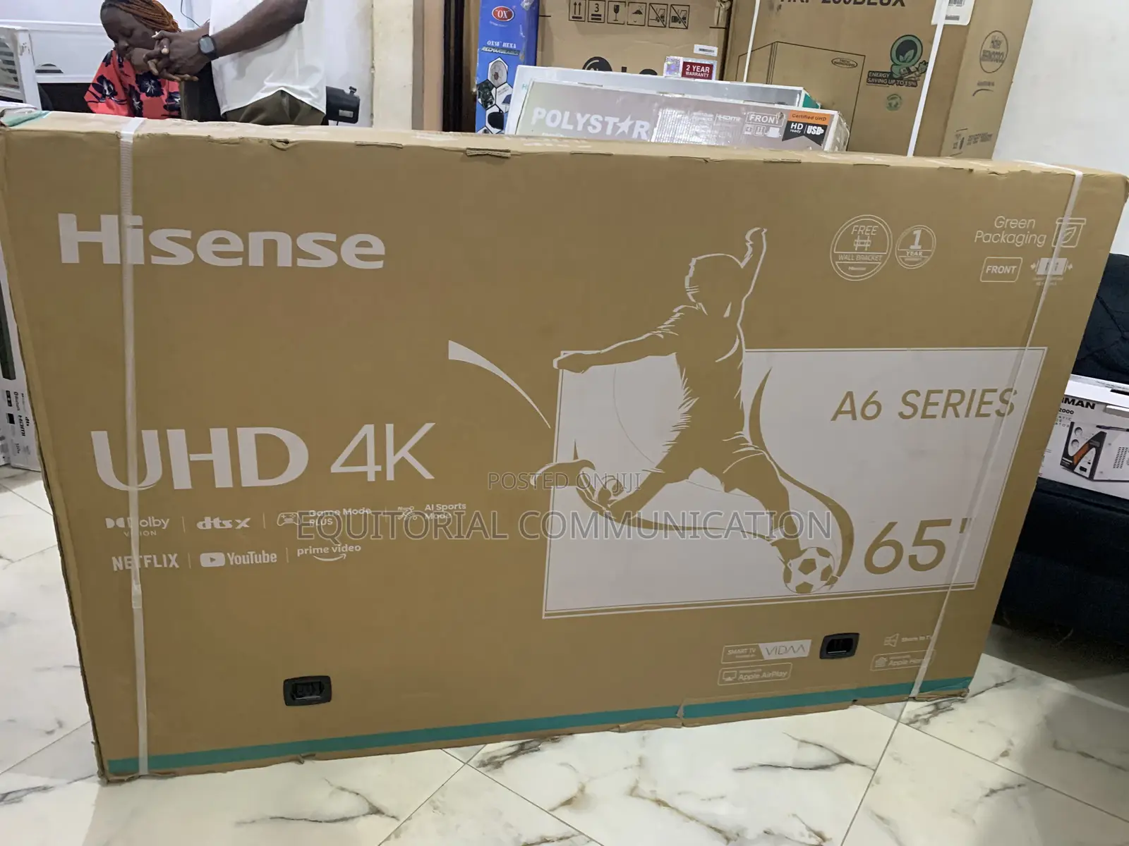 Hisense 65-Inch Uhd Smart Tv – Stream Everything You Love