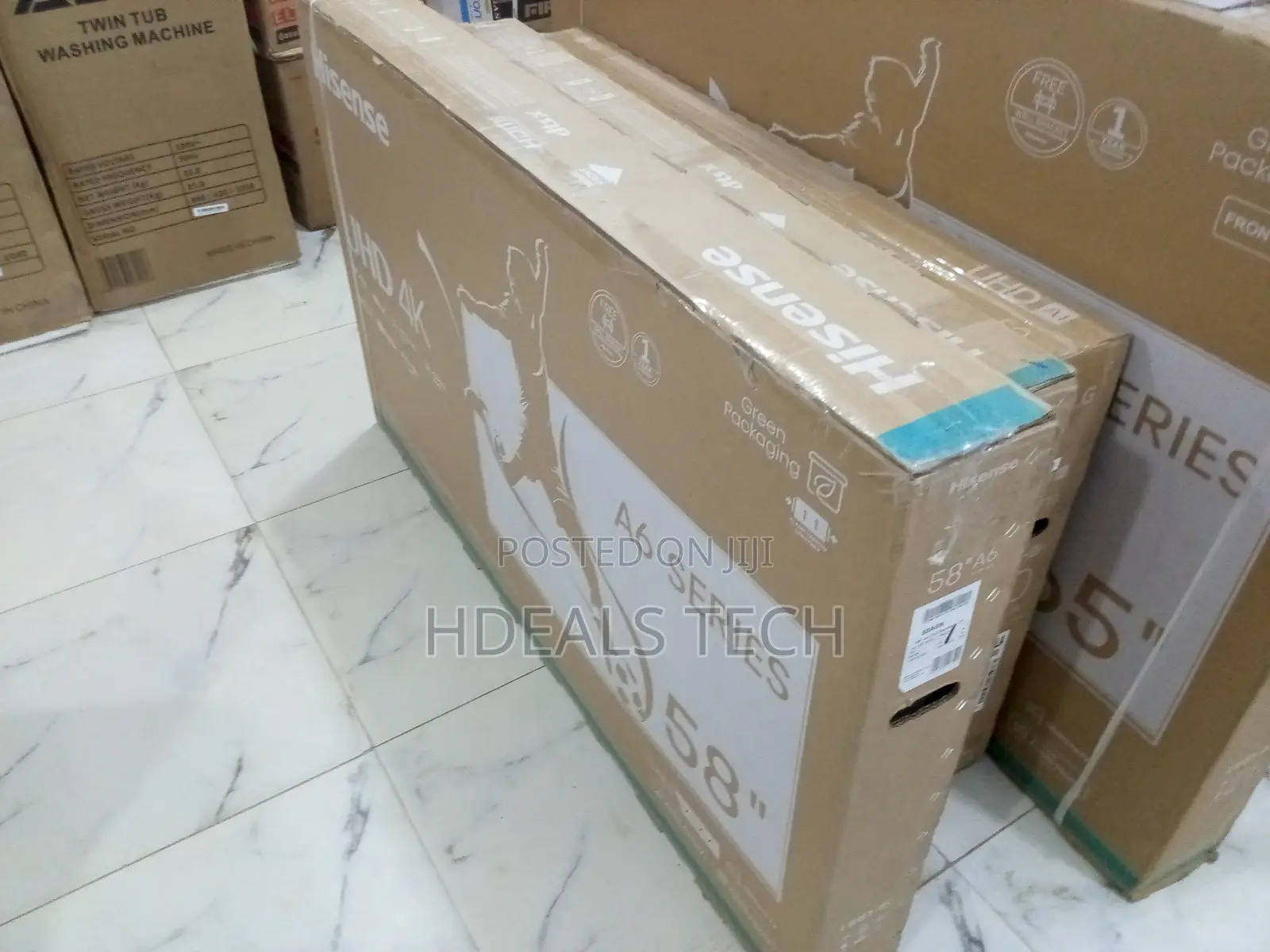 Top Brand Hisense (58 Inch) Uhd Smart Vidaa Tv