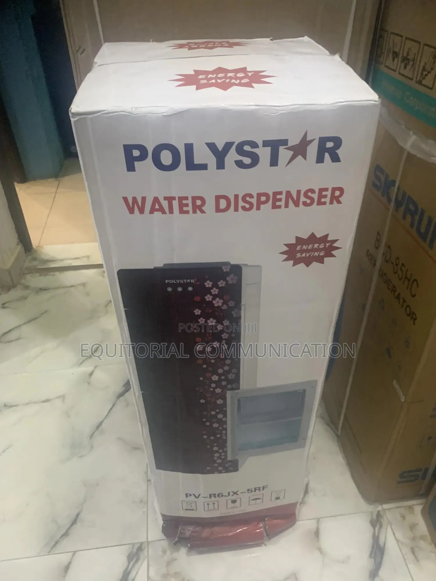 Polystar Dual-Door Water Dispenser With Mini Fridge