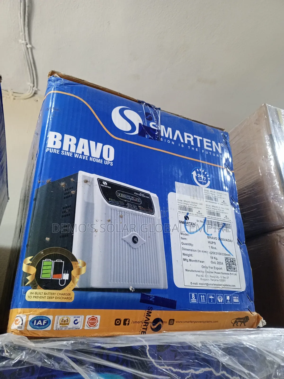 Solar Inverter Smarten 2.5kva Non Hybrid