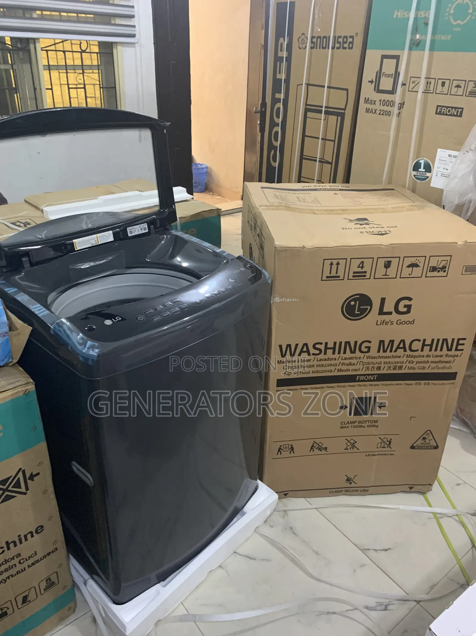 Lg 19kg Top Load Washing Machine With Smart Inverter
