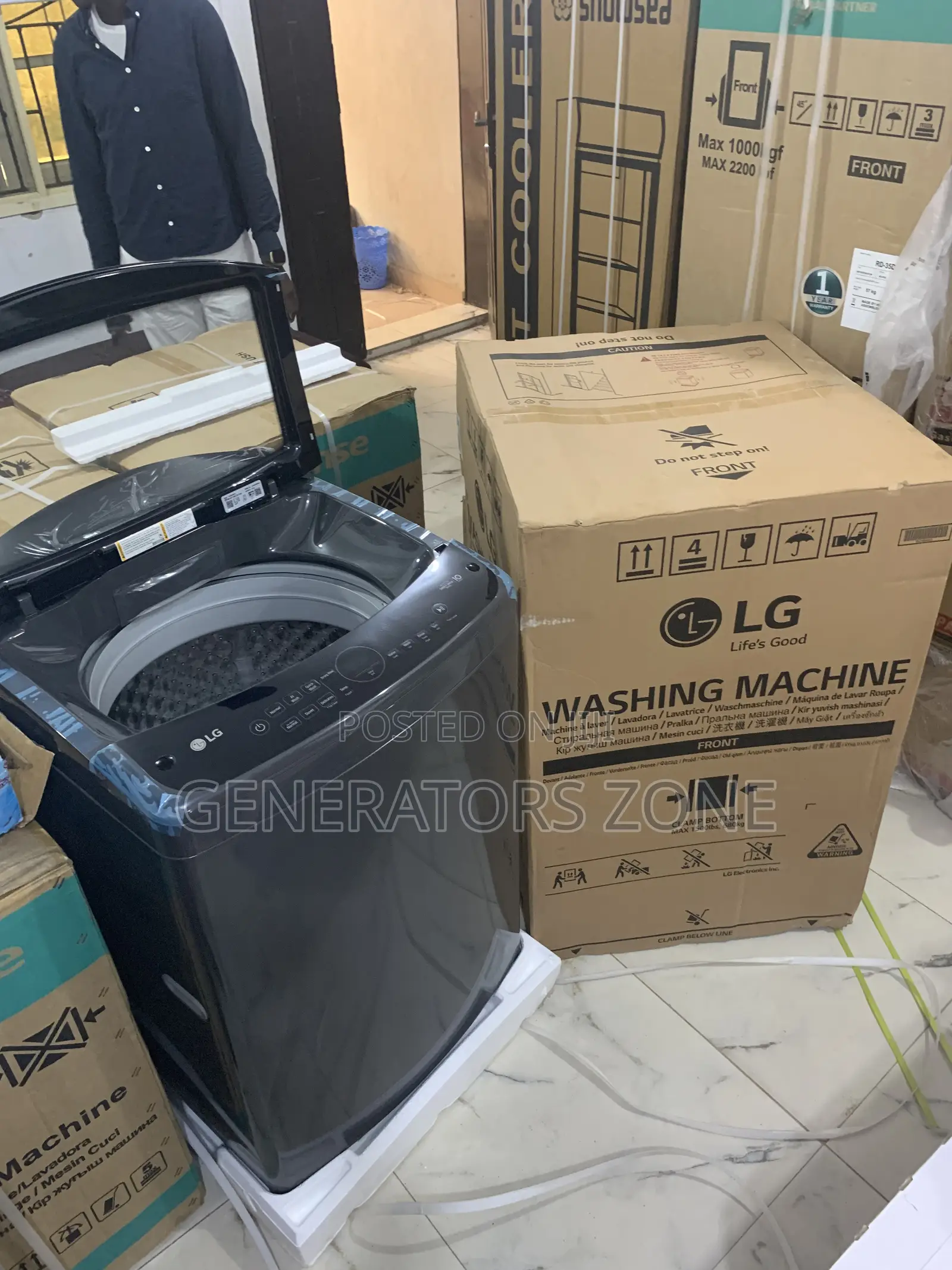 Heavy Duty Lg 19kg Top Load Washing Machine(T19h3sdht2)