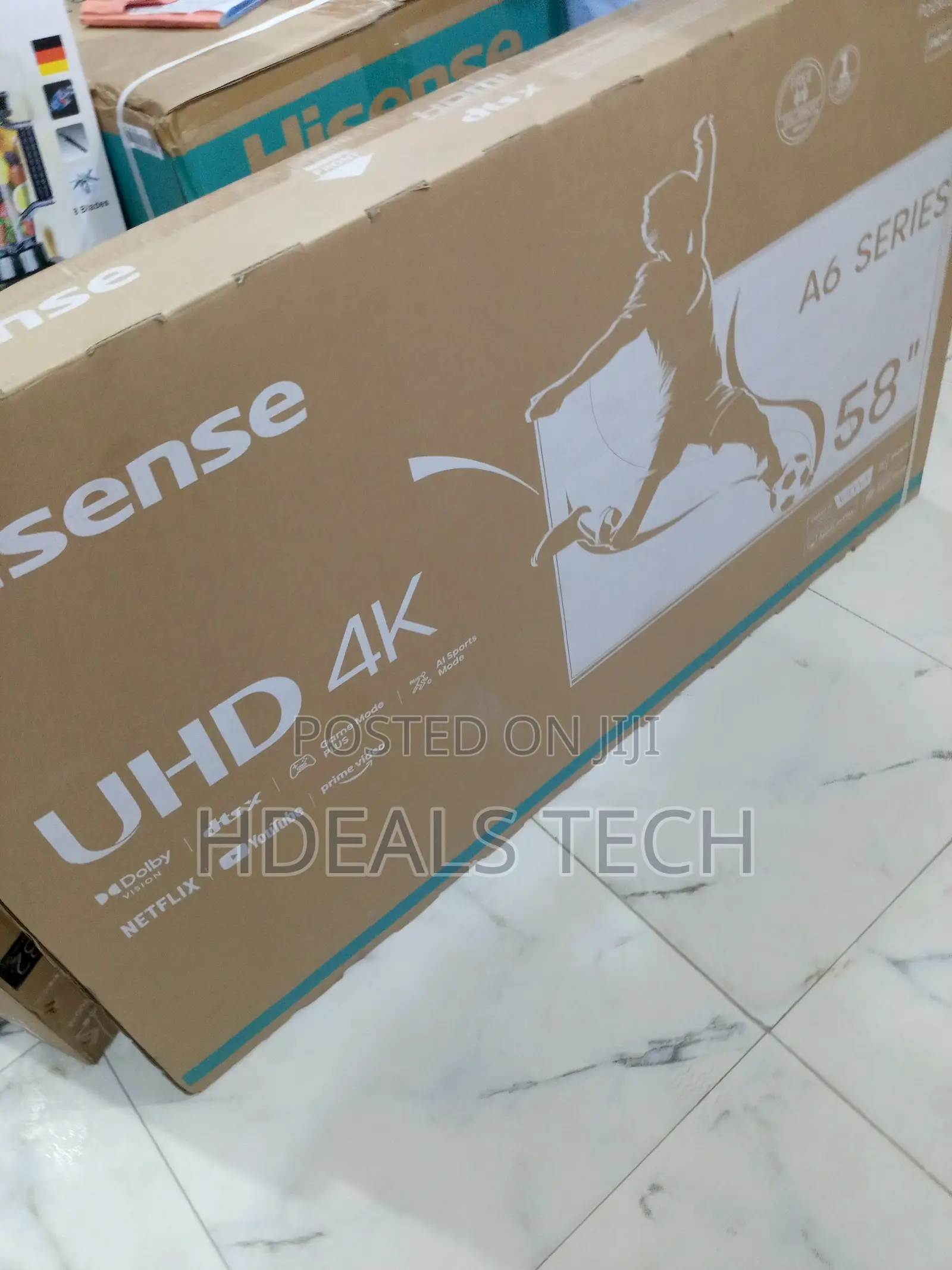 Hisense 58inches Smart Tv With Free Wall Bracket