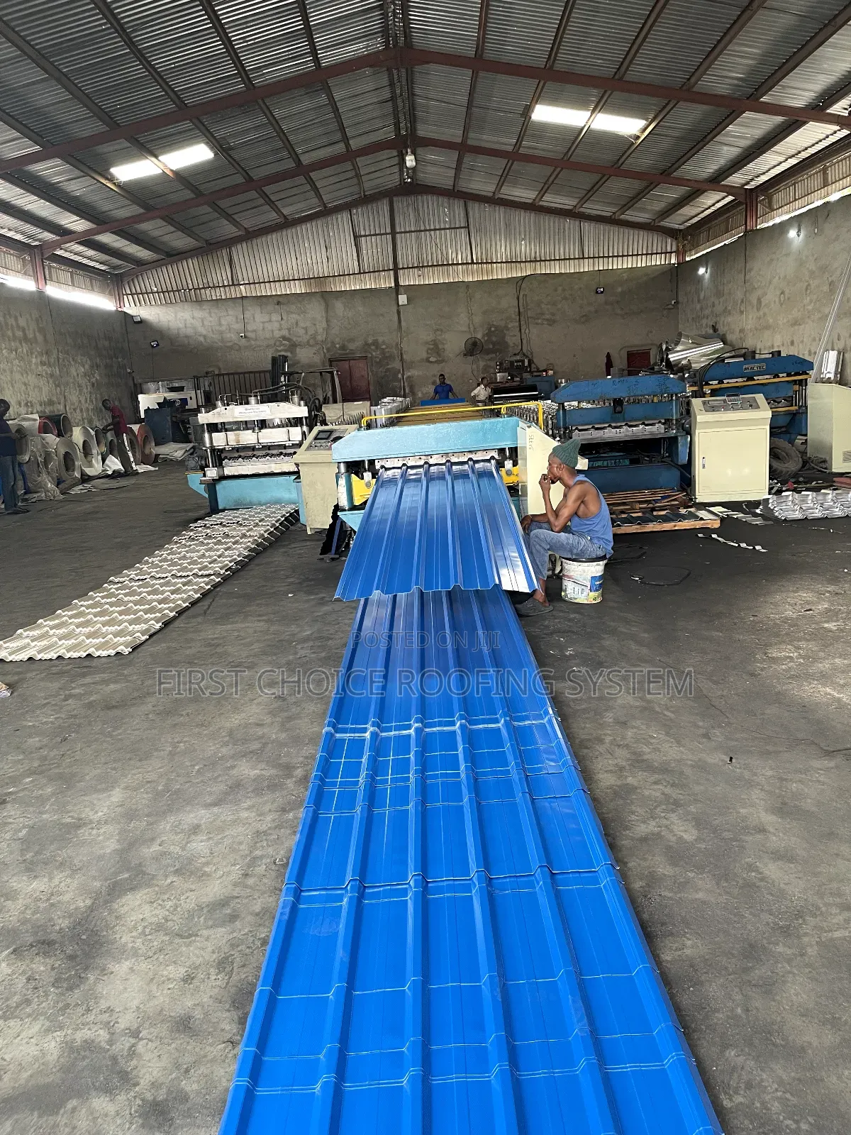 Steptiles And Long Sparn Design Aluminum Roofing Oven Baked