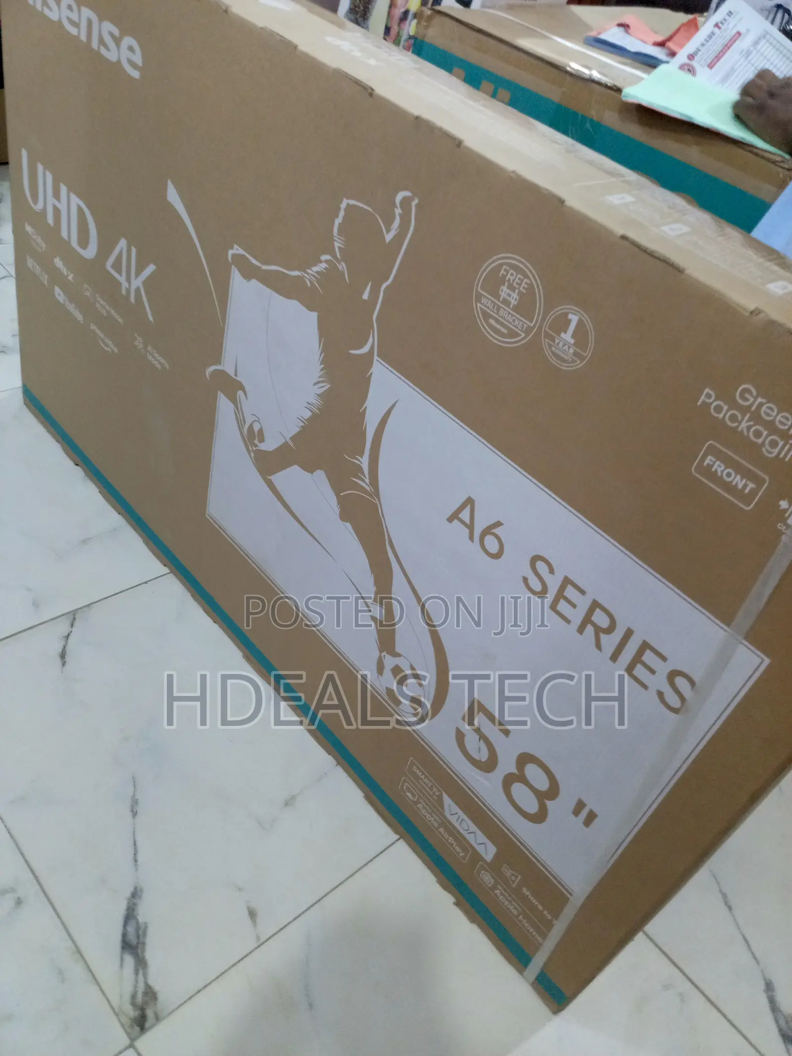 Hisense 58inches Smart Tv