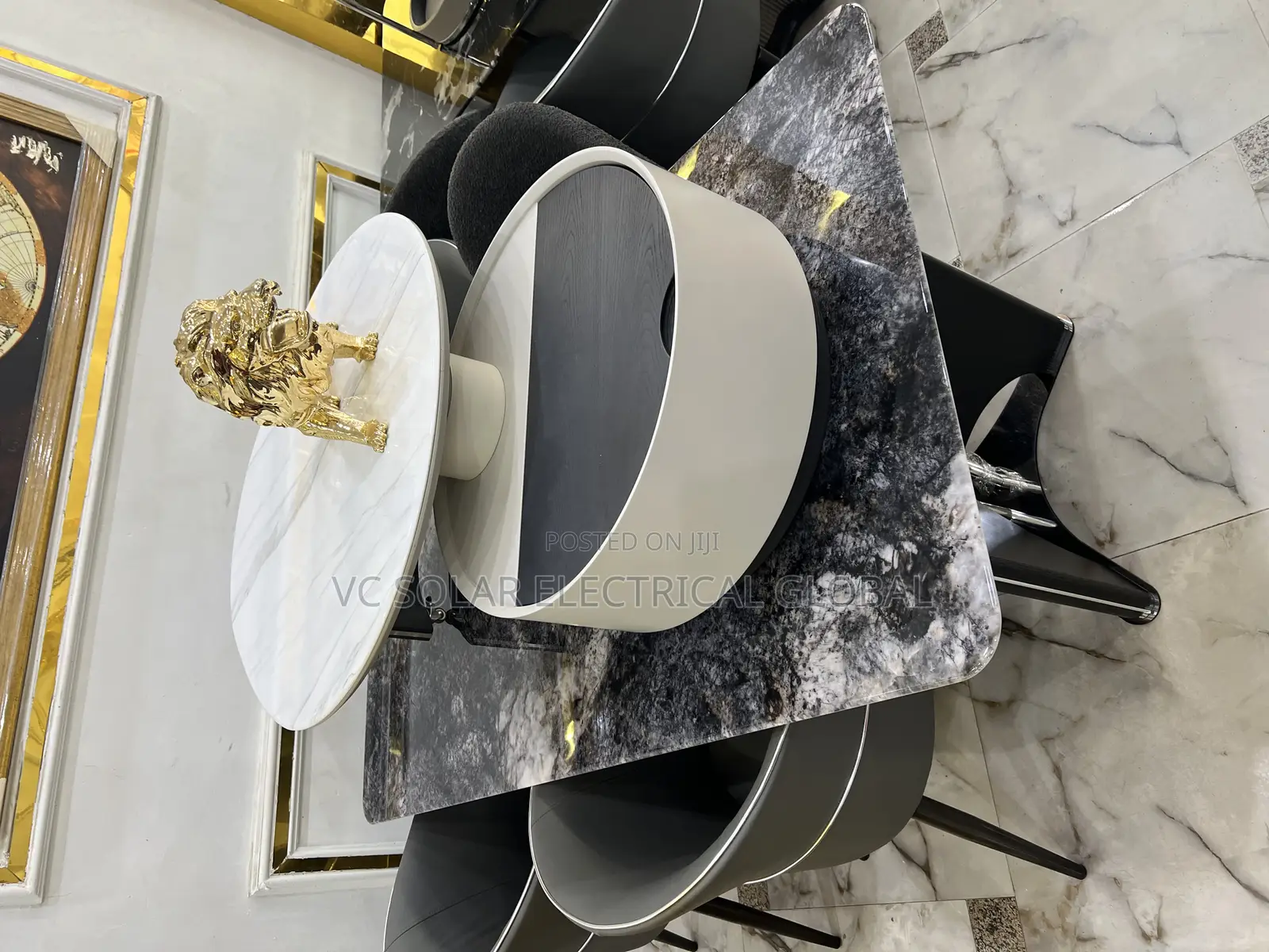 Marble Dining Set and Chairs