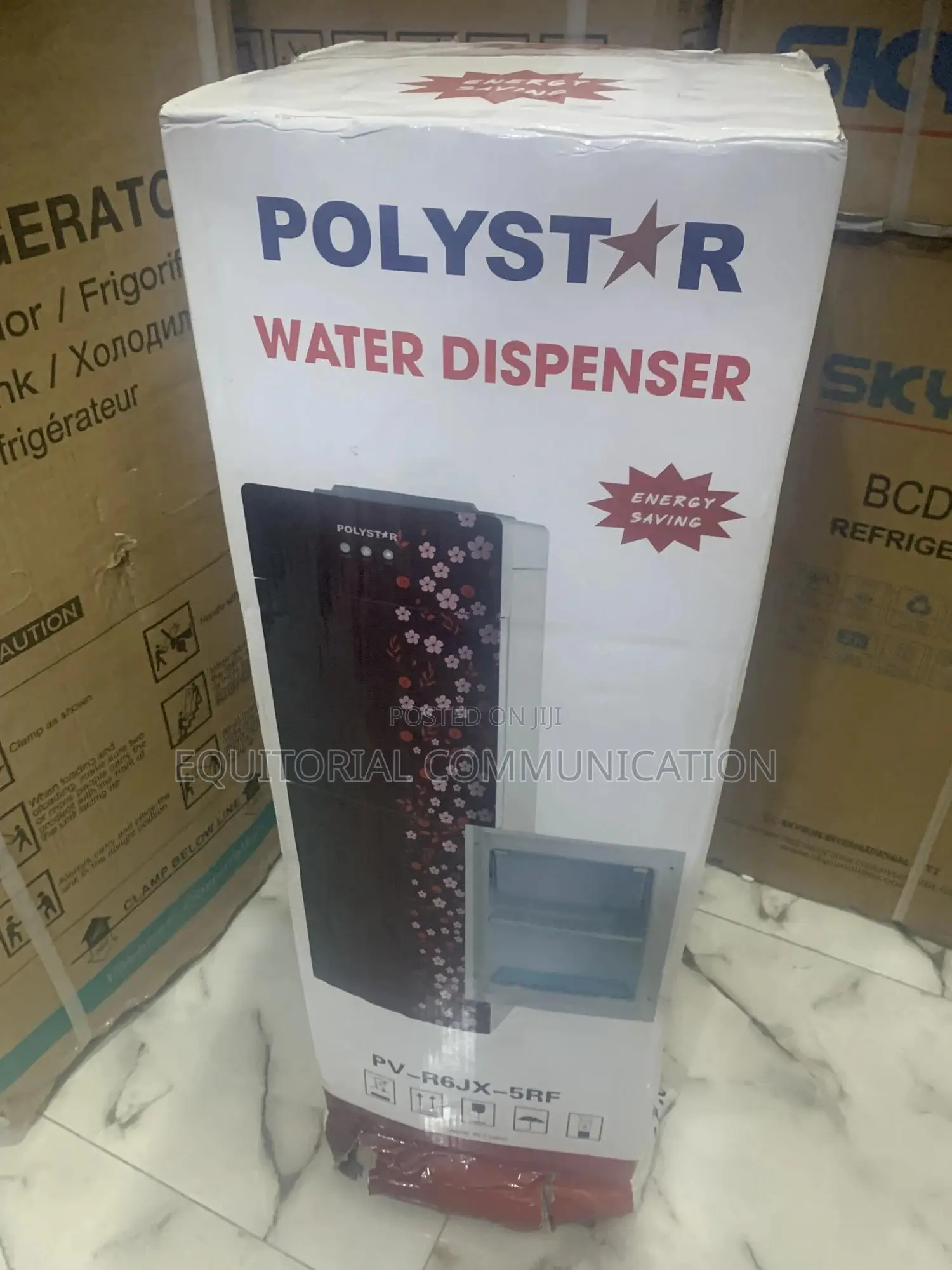 Polystar Pv-R6jx-5rf Modern Glass Finish Water Dispenser