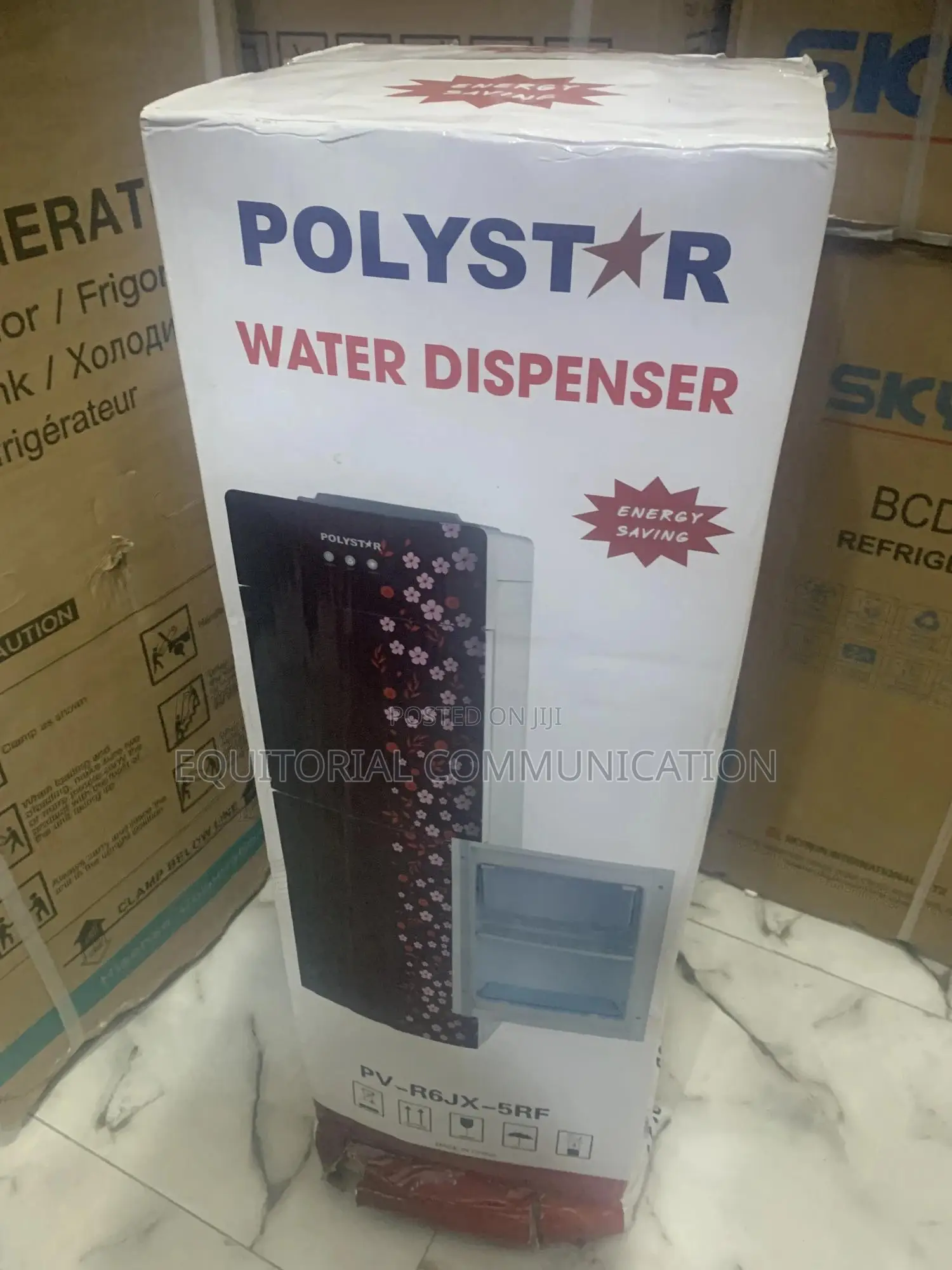 Polystar Pv-R6jx-5rf Modern Glass Finish Water Dispenser