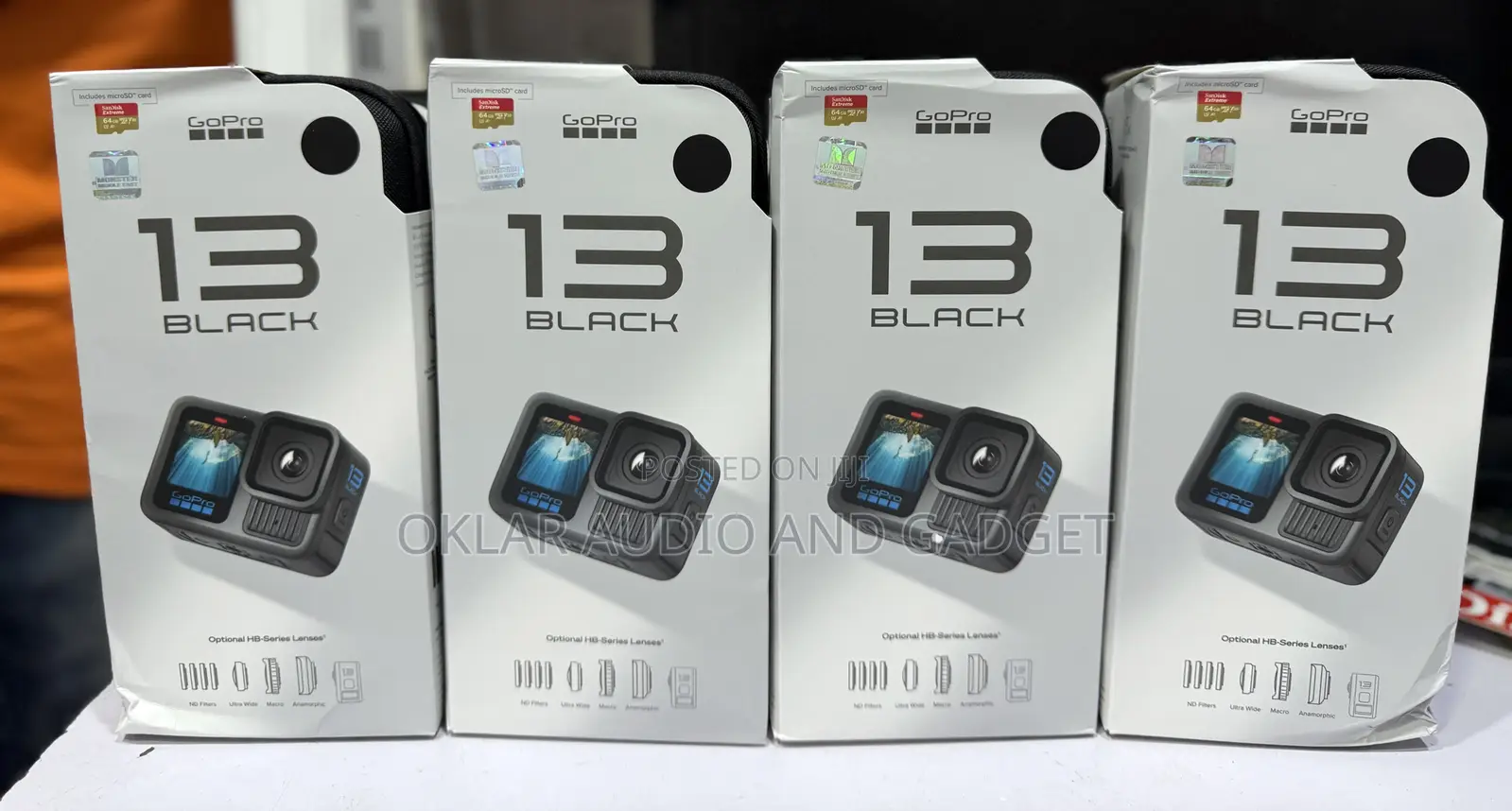 Gopro Hero 13 Black Action Camera With 64gb Memory Card