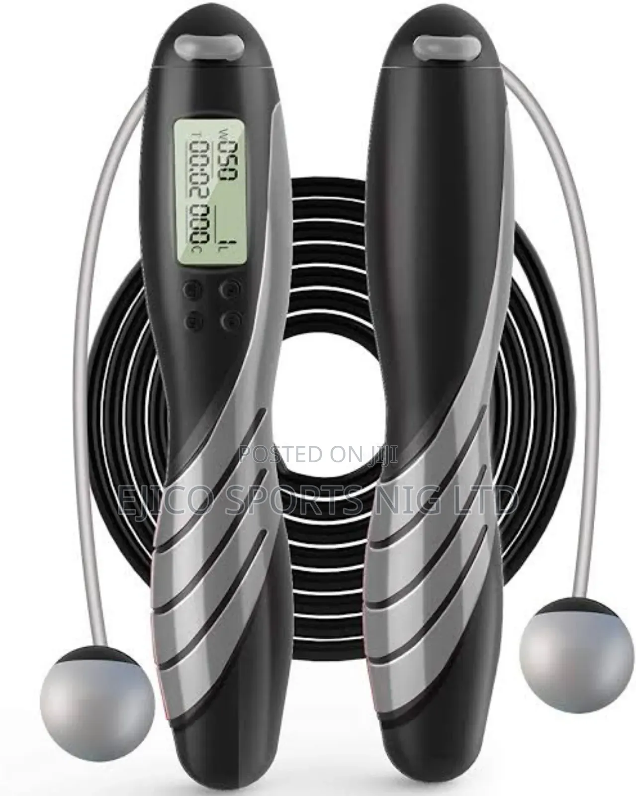Brand New Counting Skipping Rope With Balls Handle