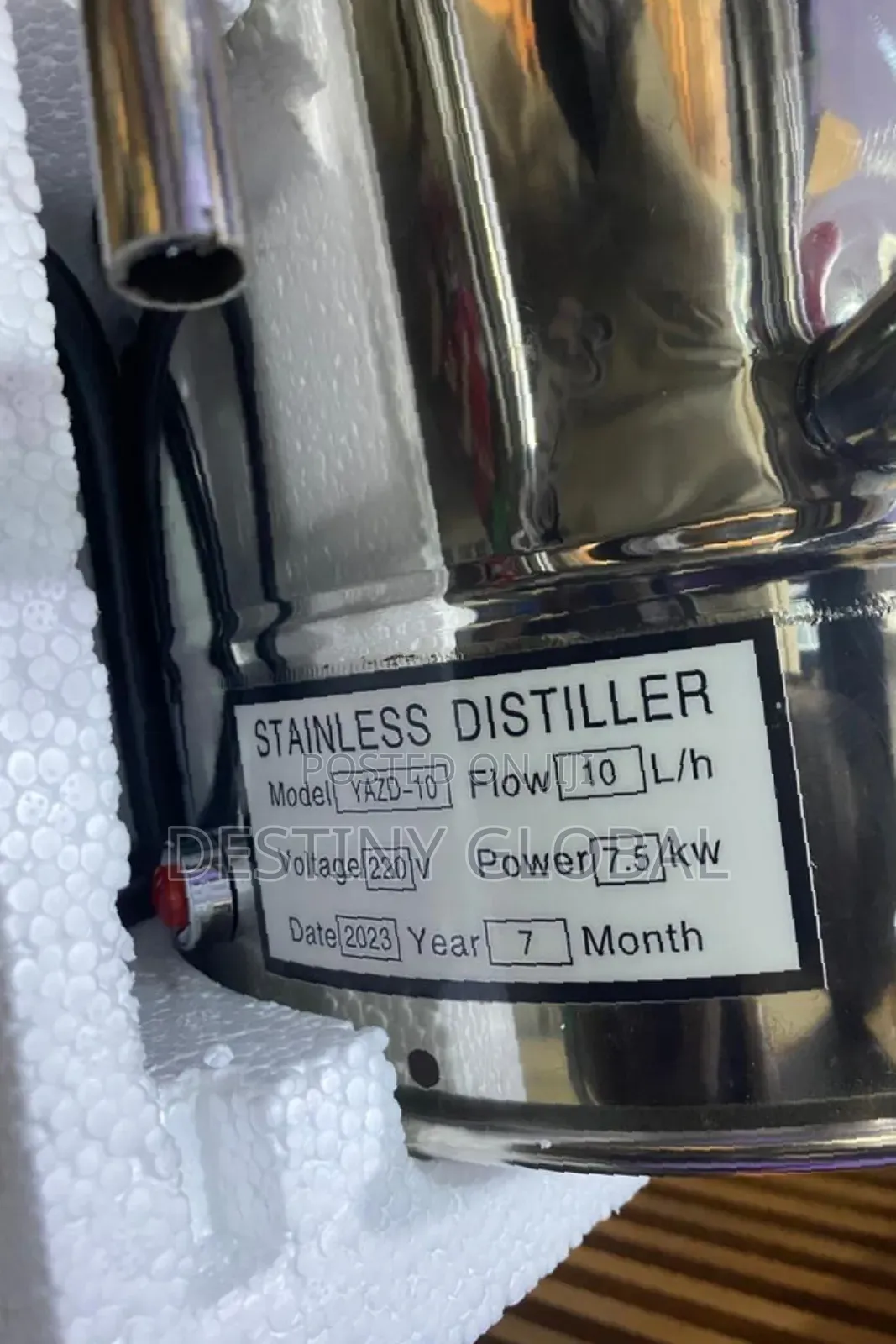 Stainless Distiller Water