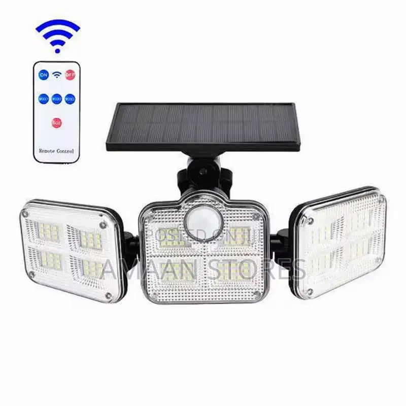Solar Motion Sensor Led Wall Light With Remote Control