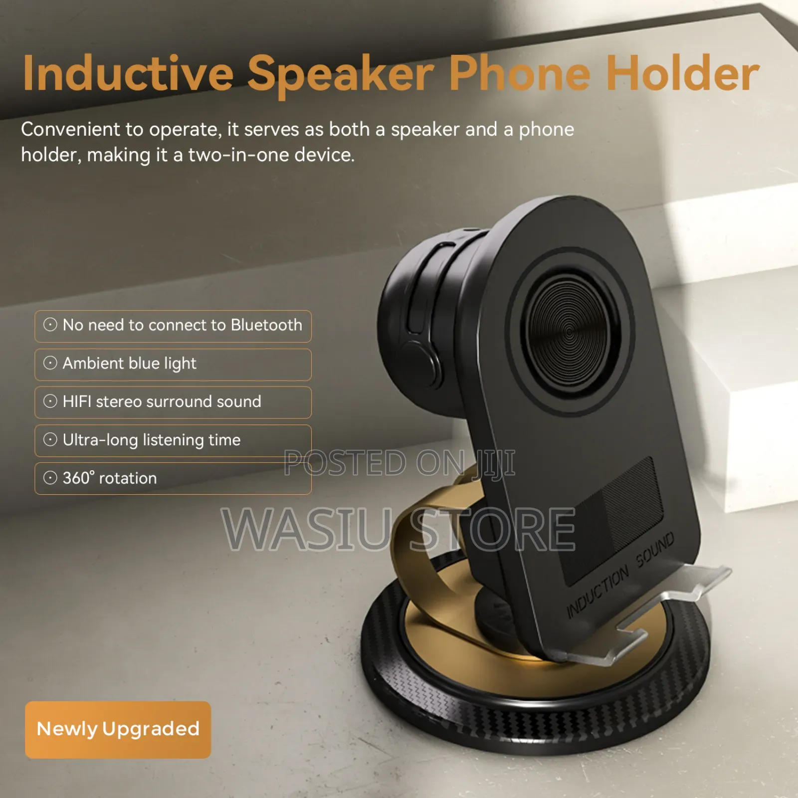 Sensor Bracket Speaker With Phone Holder