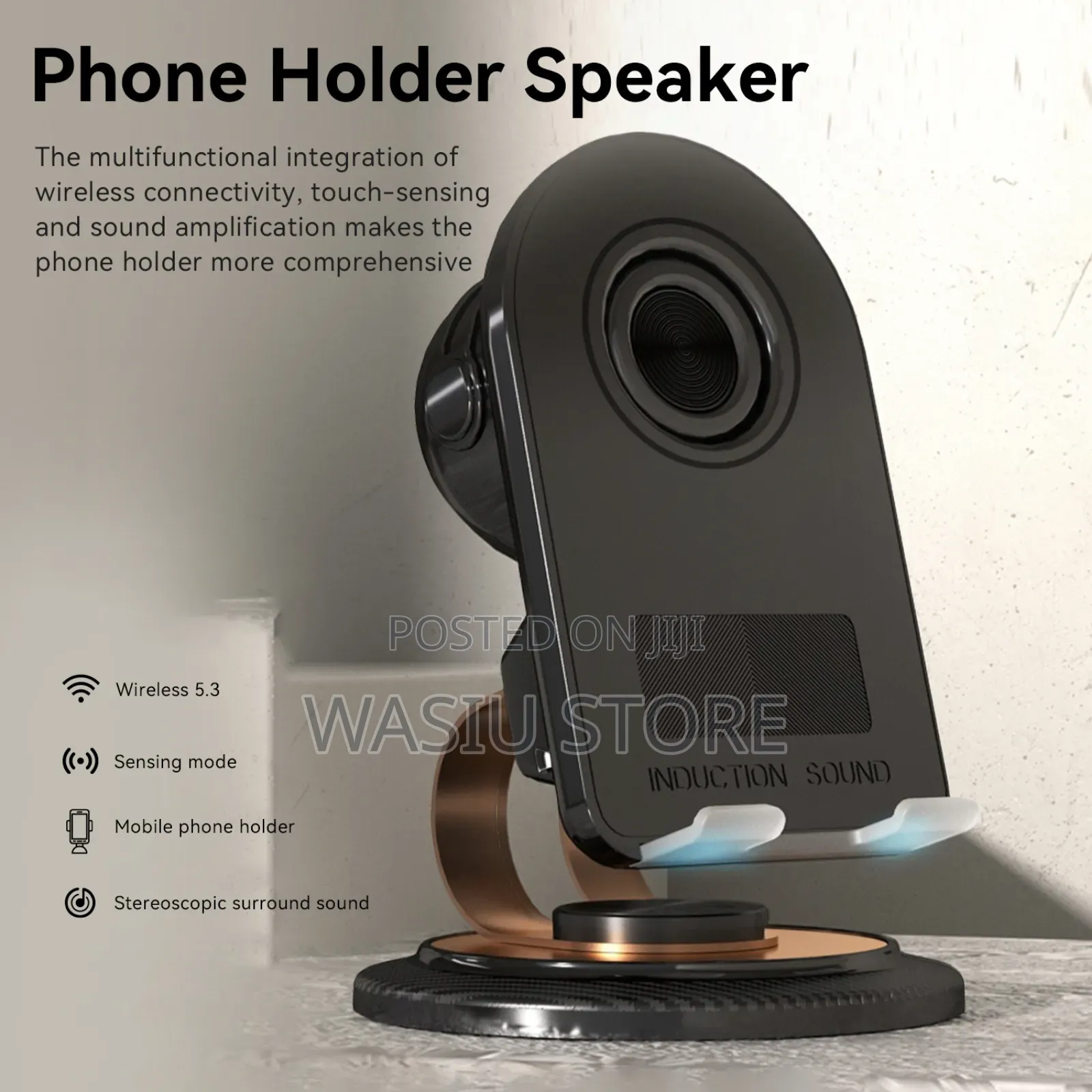 Sensor Bracket Speaker With Phone Holder