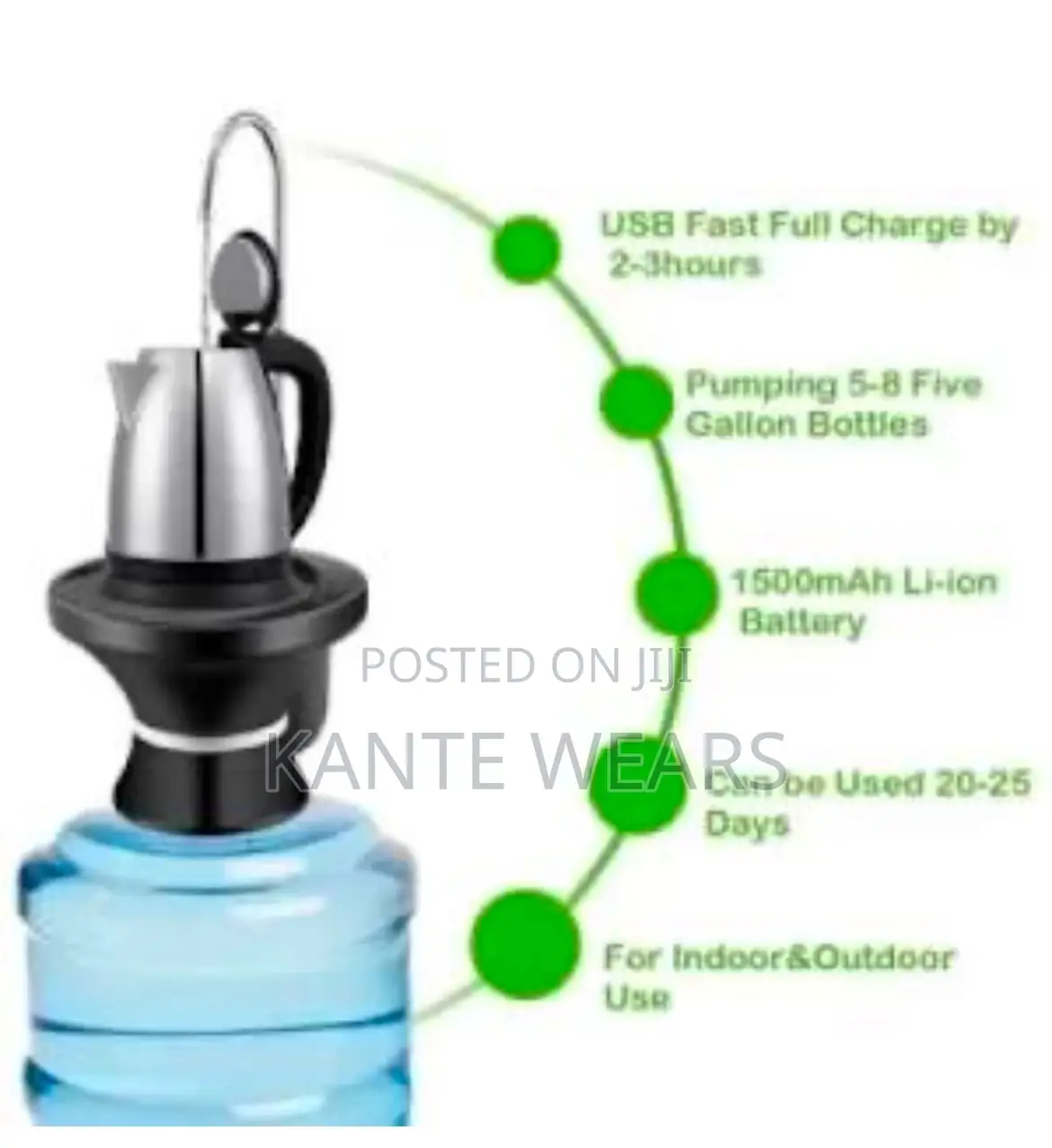 Automatic Water Dispenser Pump With Base