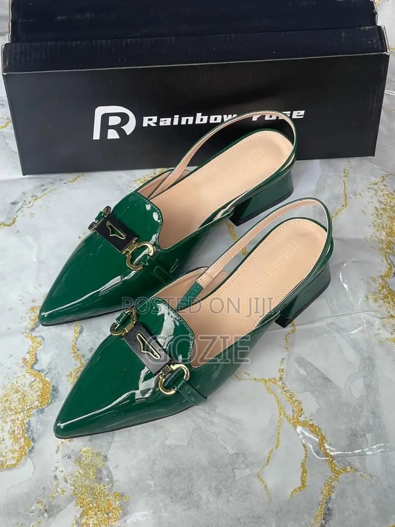 Stylish Low Heel Sling Back Sandals