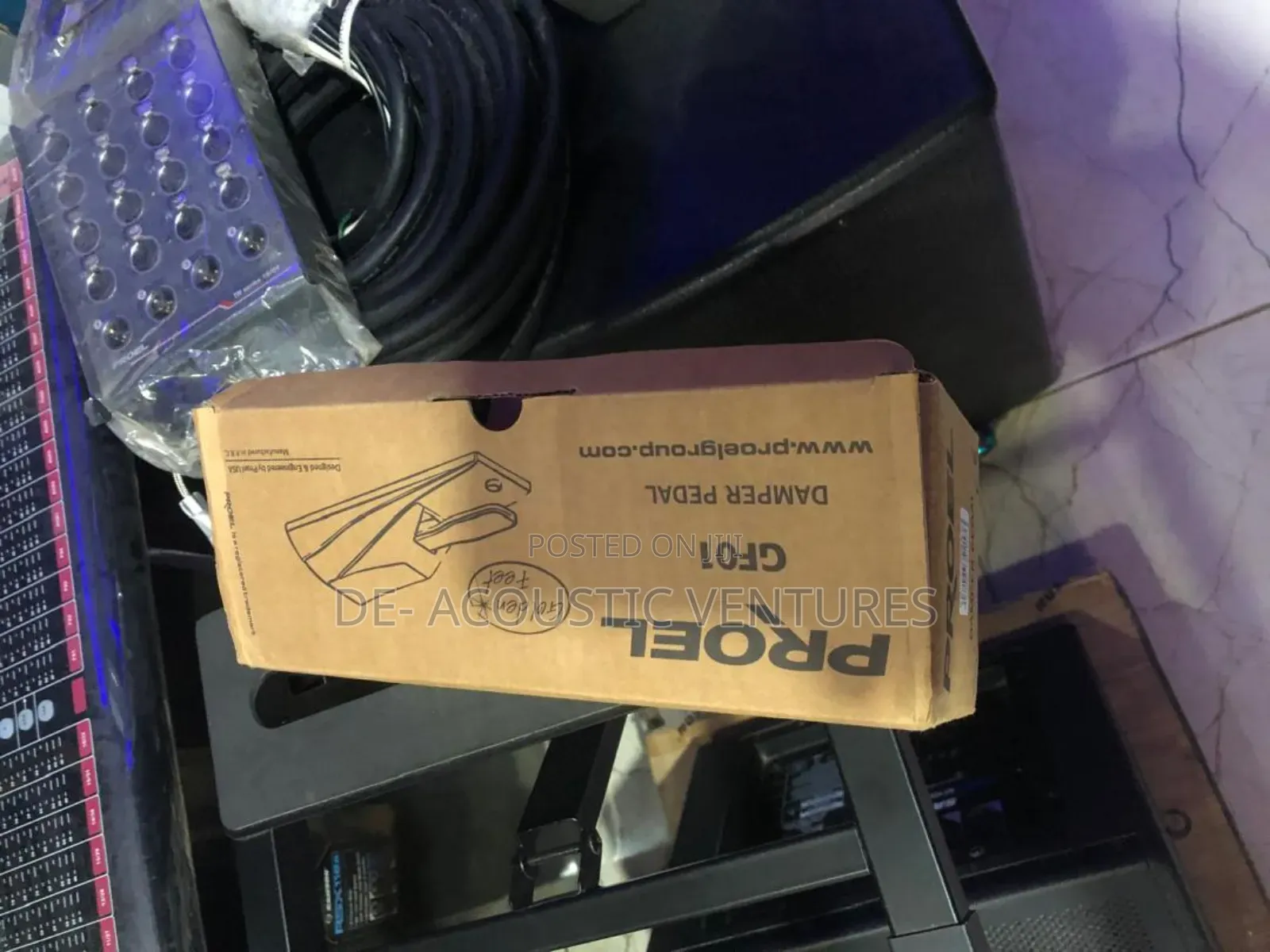 Original Proel Sustain Cf01 Sustain Pedal